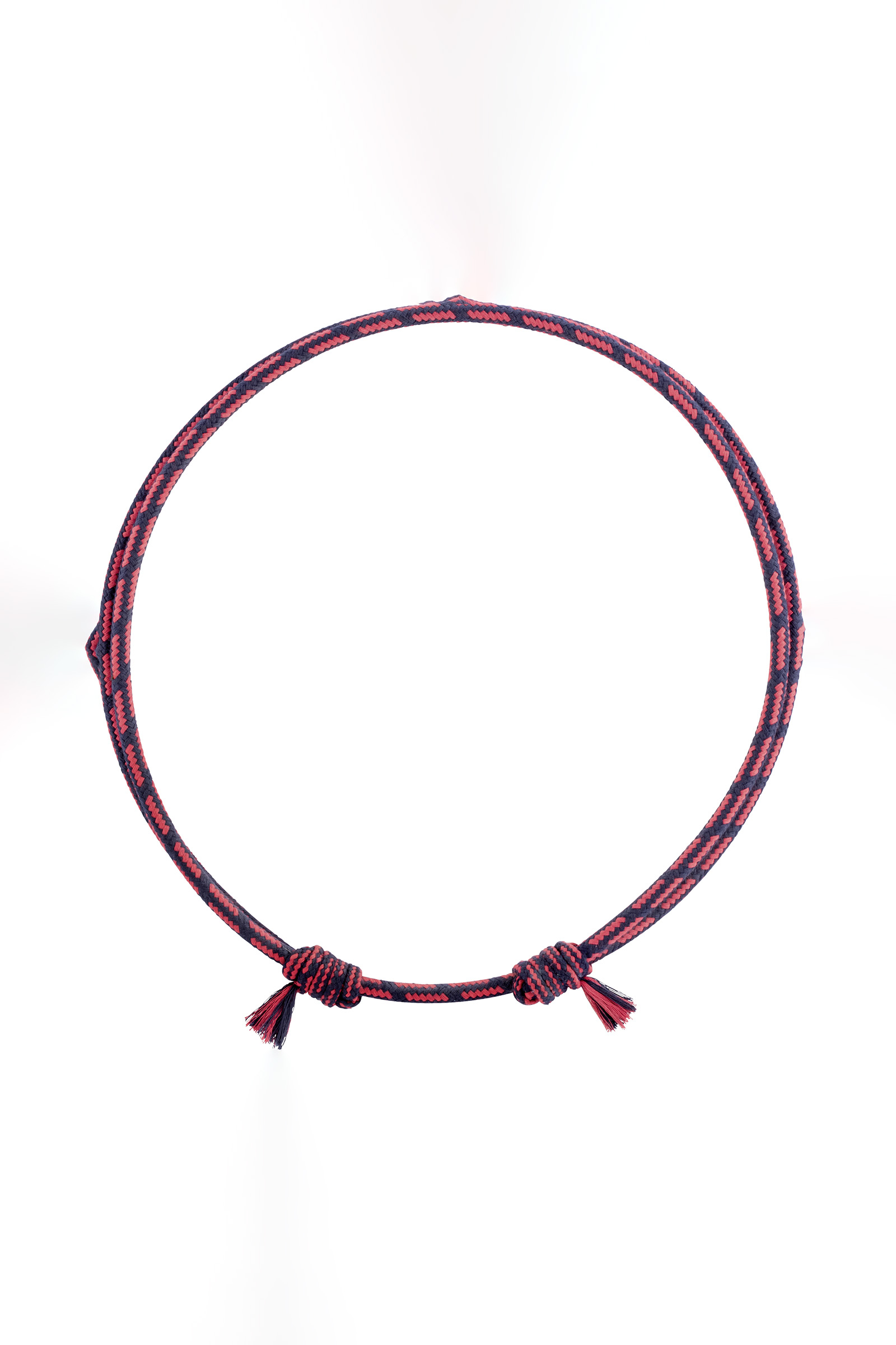 Dark Blue/Red USG Halsring