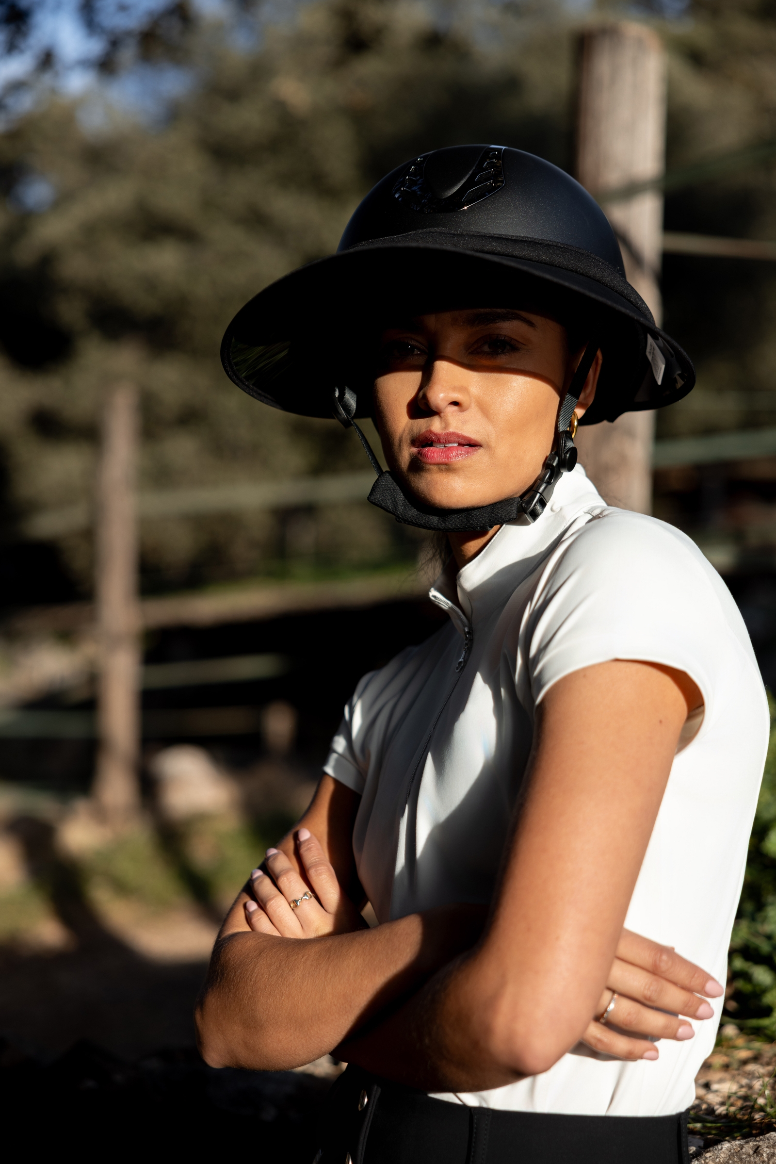 Horze Sonnenschild für Reithelm  