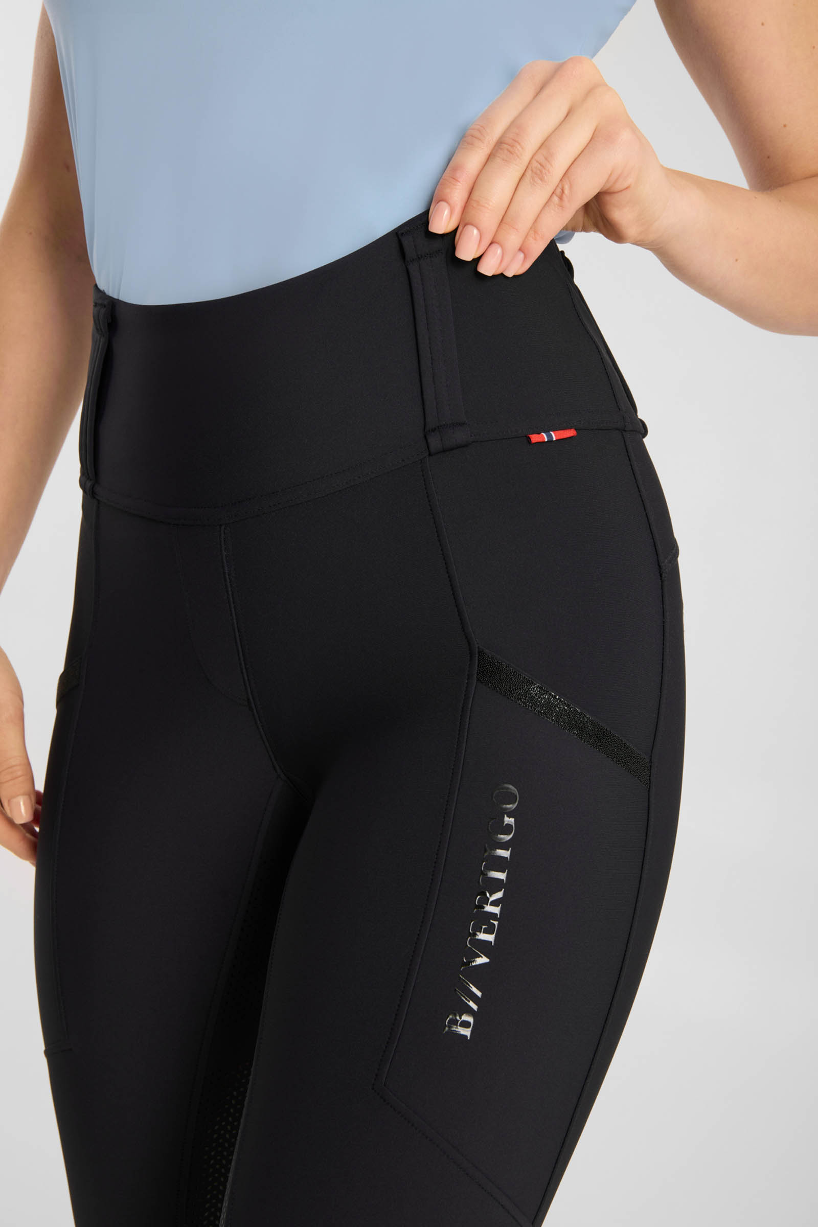 B Vertigo Diana Damen-Kompressions-Vollbesatzreitleggings  