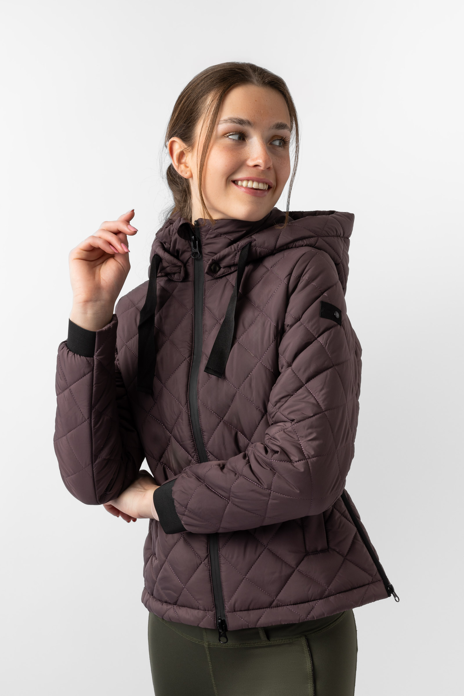 Horze Young Rider Imelda wattierte Damen Reitjacke 