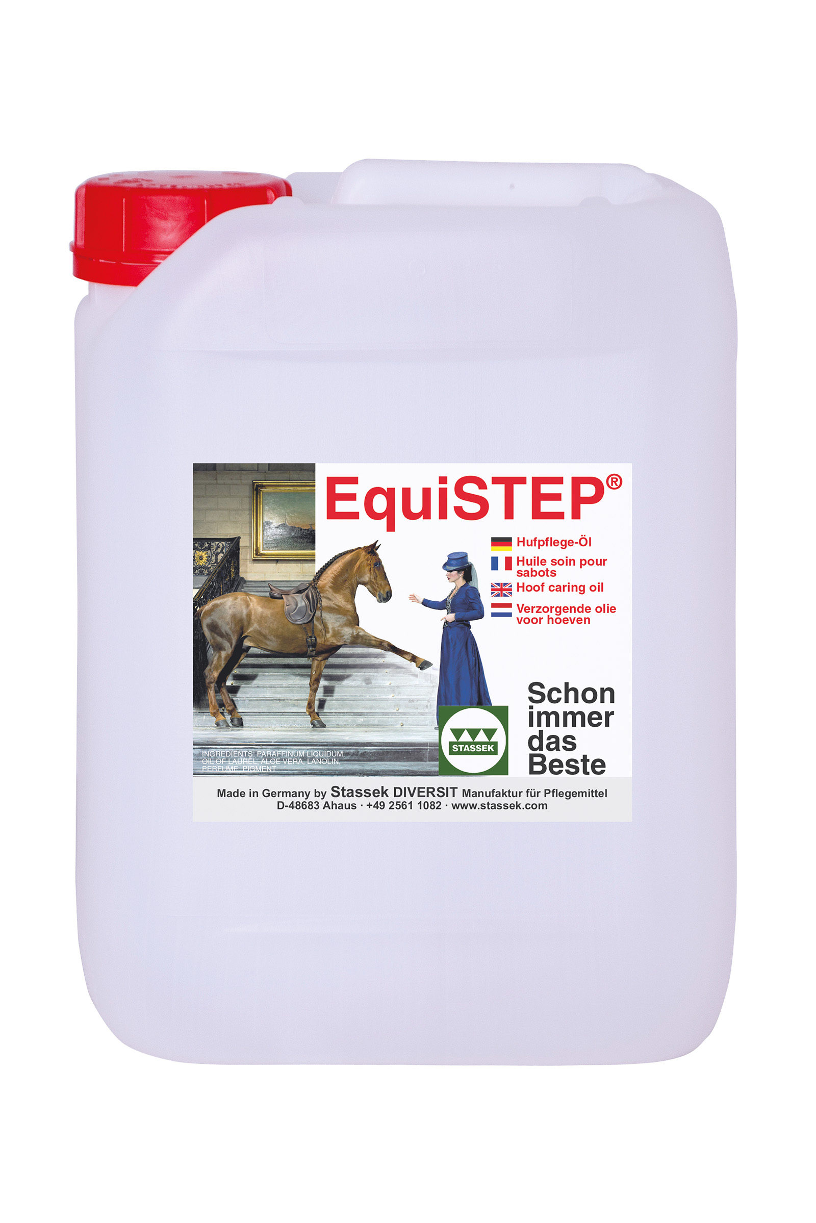 Stassek EquiSTEP Huf&ouml;l, Nachf&uuml;ll-Kanister, 5 Liter