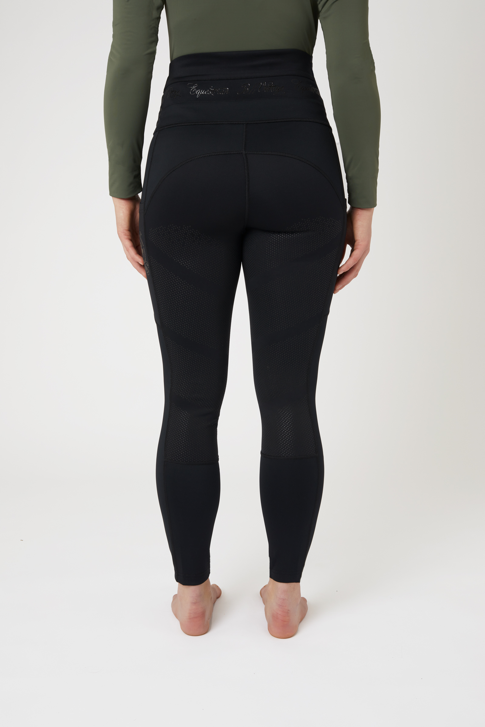 B Vertigo Caitlin Damen High Waist Reitleggings mit Vollgrip