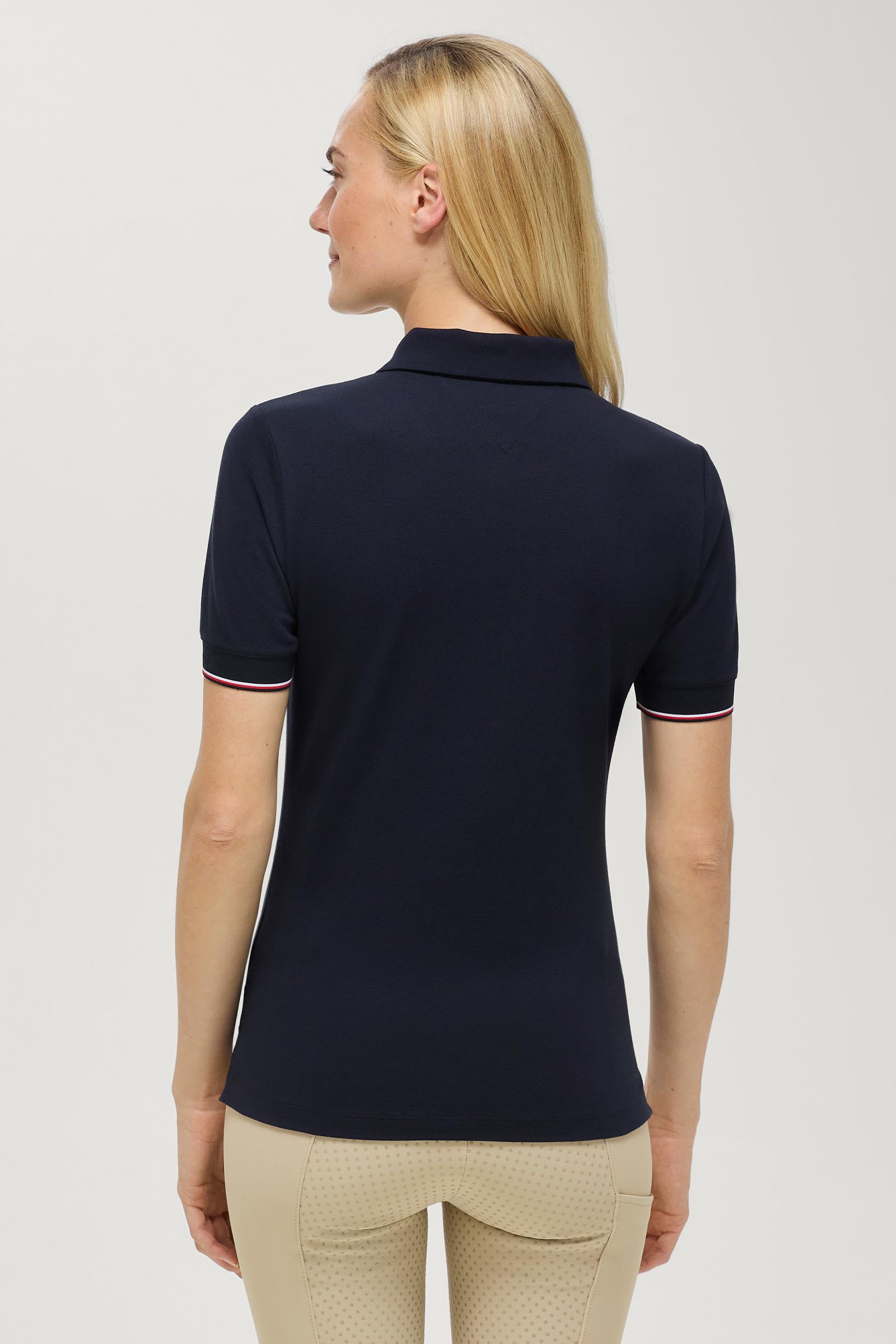 Tommy Hilfiger Equestrian Anaheim Damen Poloshirt mit Rei&szlig;verschluss