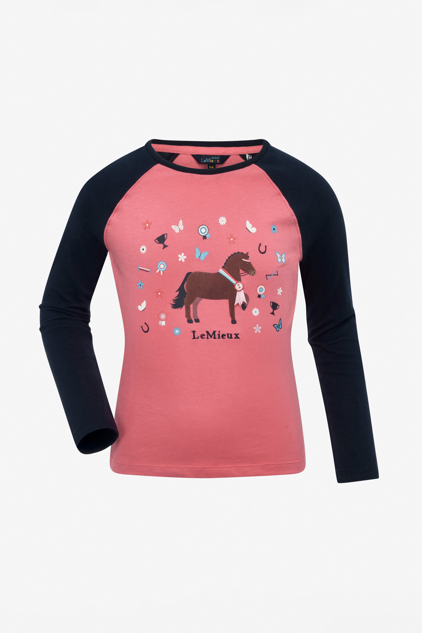 Cranberry LeMieux Mini Jamie Chancer Kinder-Langarmshirt