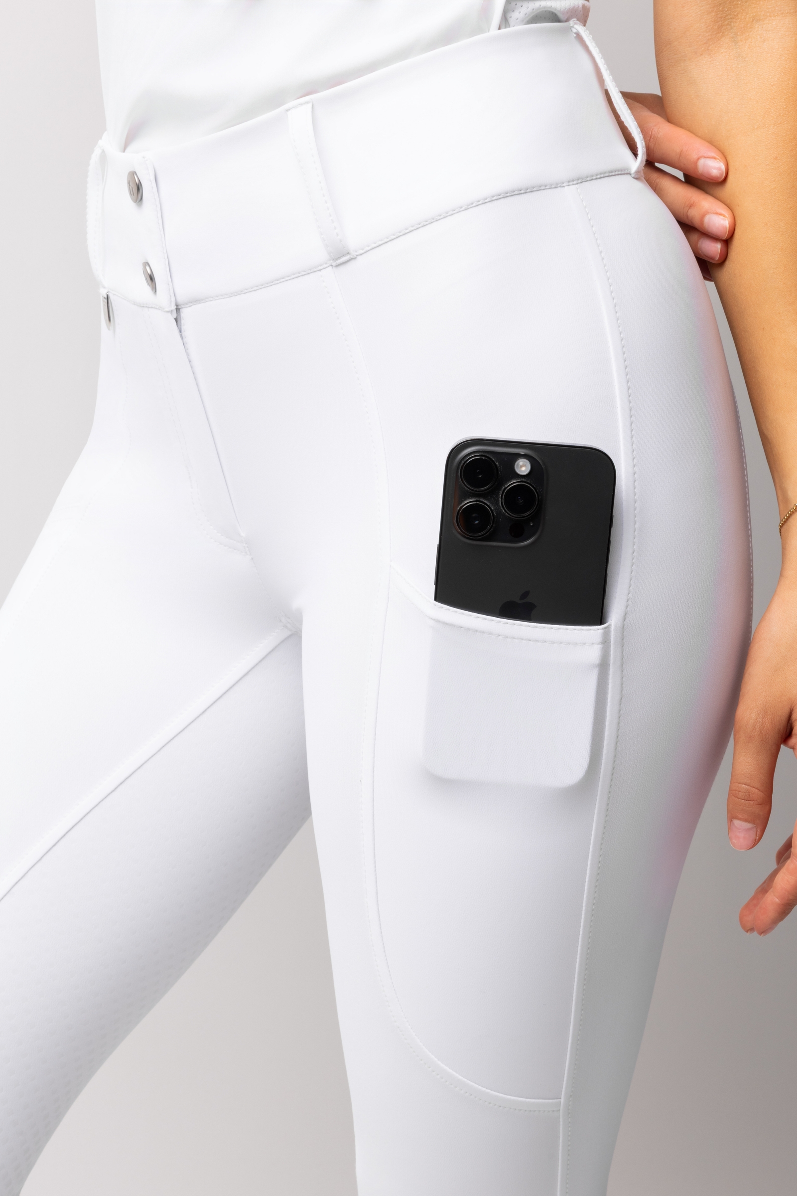 Horze Grand Prix Show Vollbesatz Reithose UPF 50+