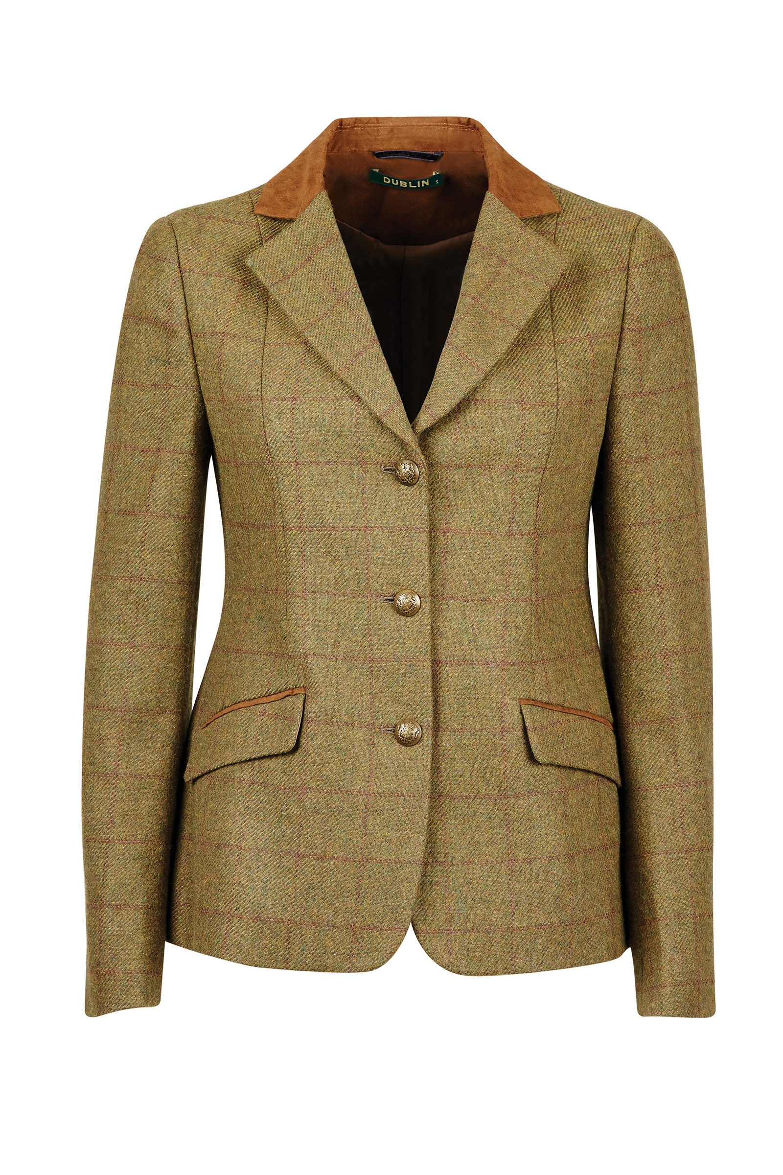Dublin Albany Kinder Tweed Jacke mit Wildlederkragen 
