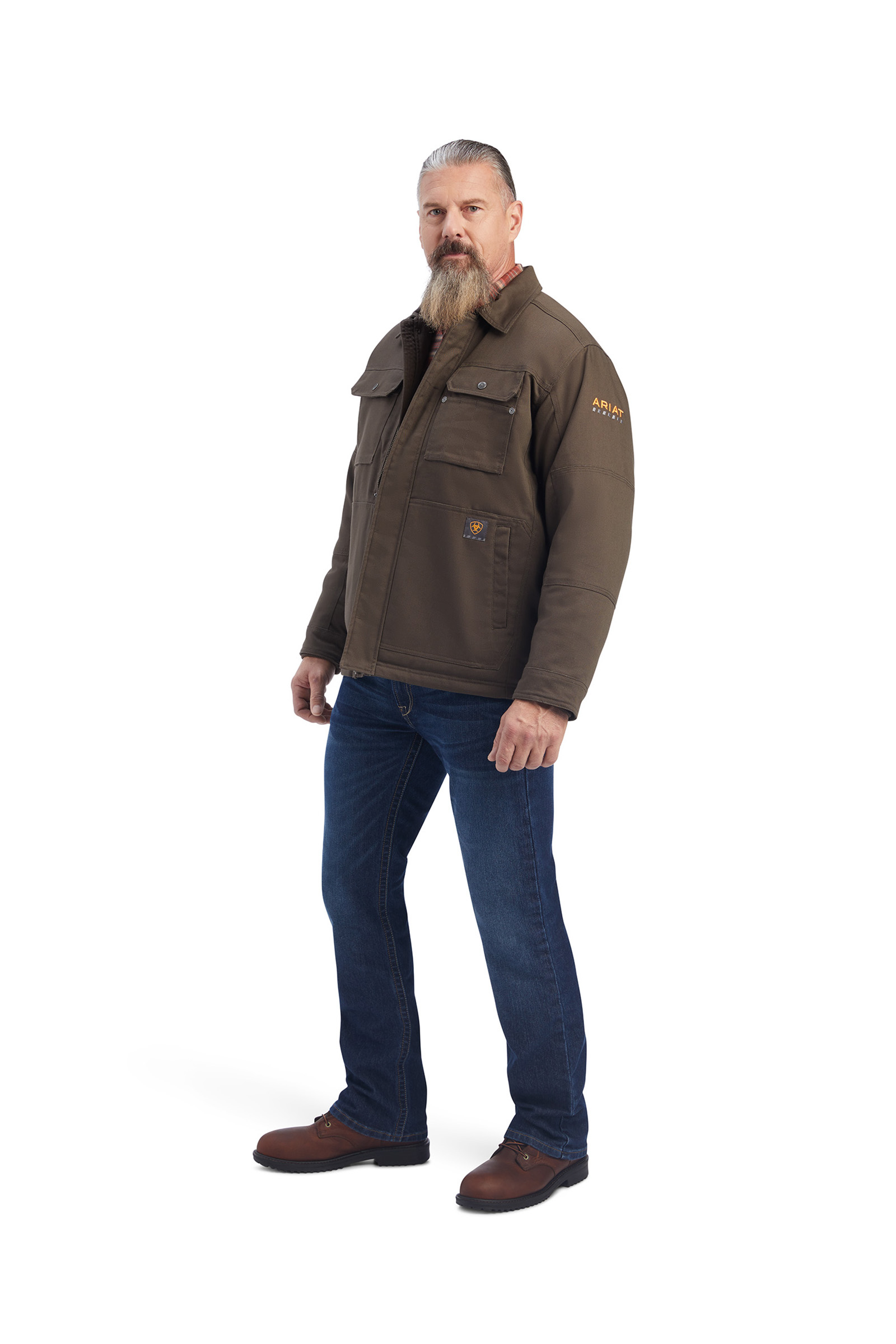 Ariat Rebar DuraCanvas Sherpa-Lined Herrenmantel