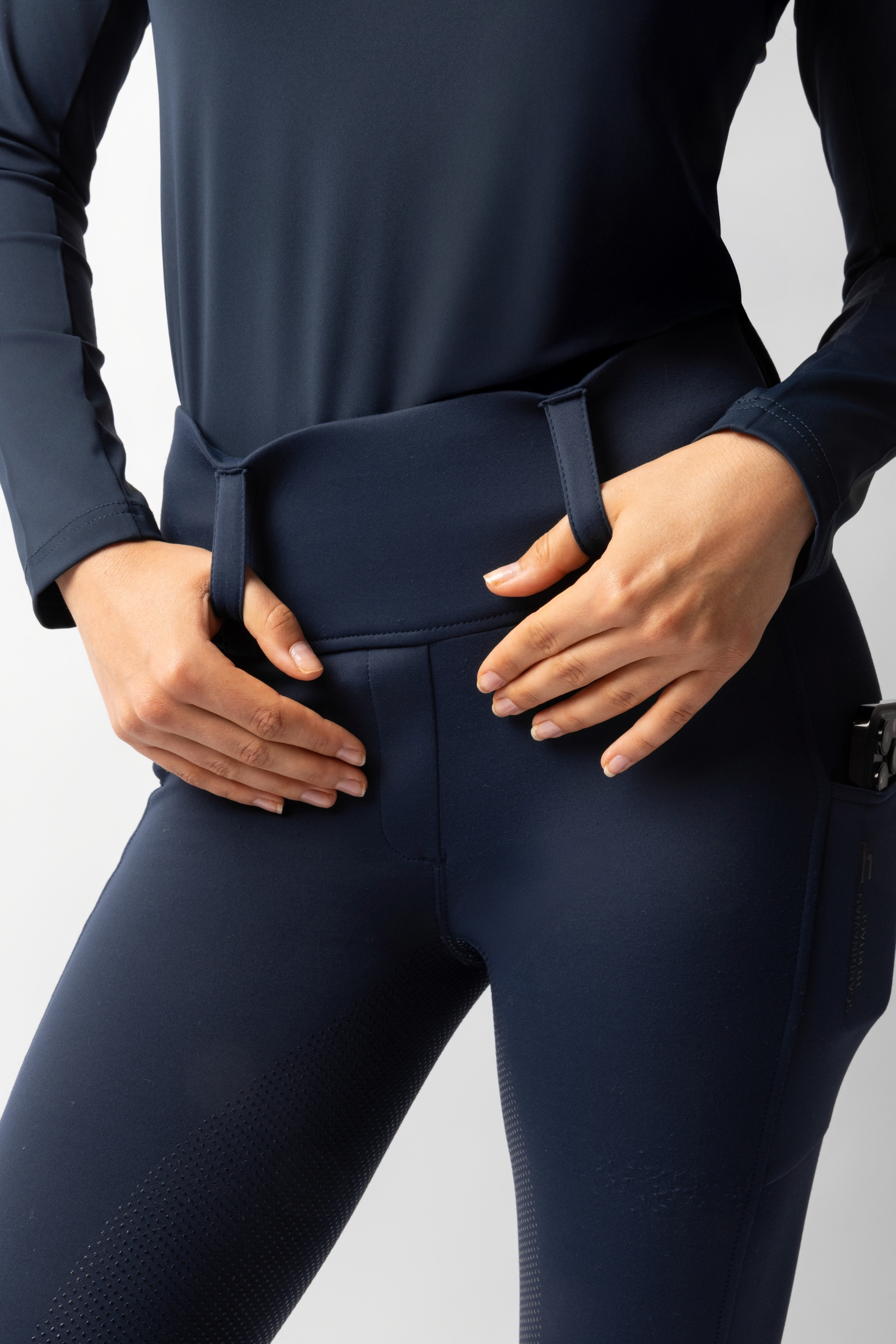 Horze Anya Damen Hybrid Thermo Vollbesatz-Reithose