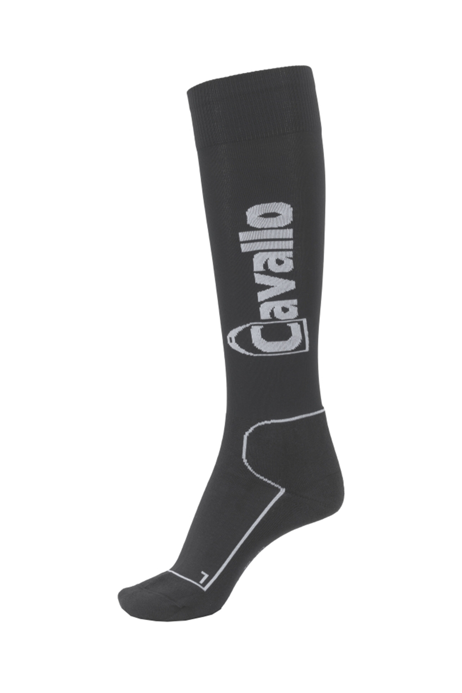 Dark Grey/ Cream Cavallo CAVALSIMO Reitsocken