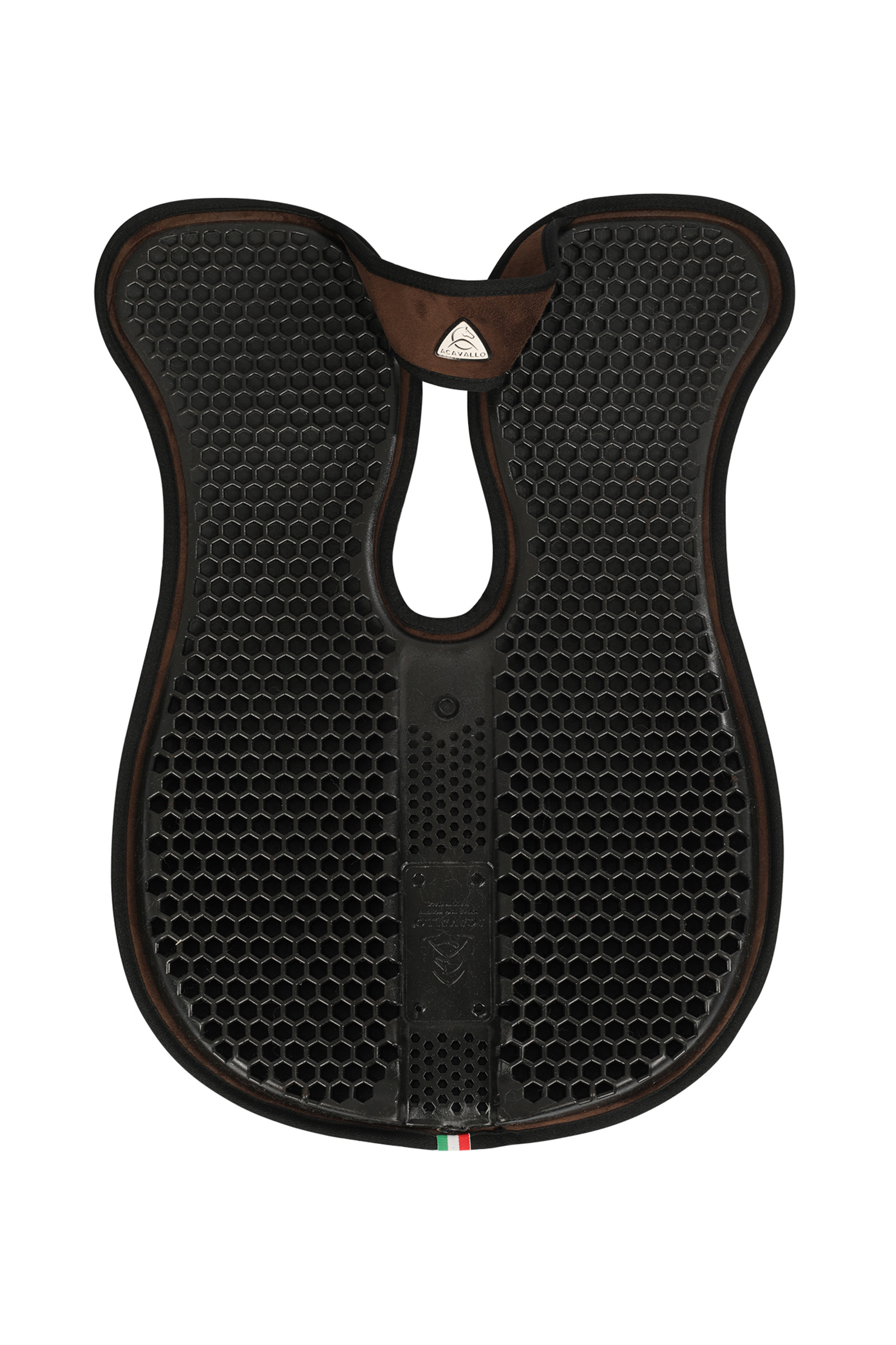 Acavallo Widerristfreies Hexagonales Gel Pad mit Mikrofaser und Hintererh&ouml;hung