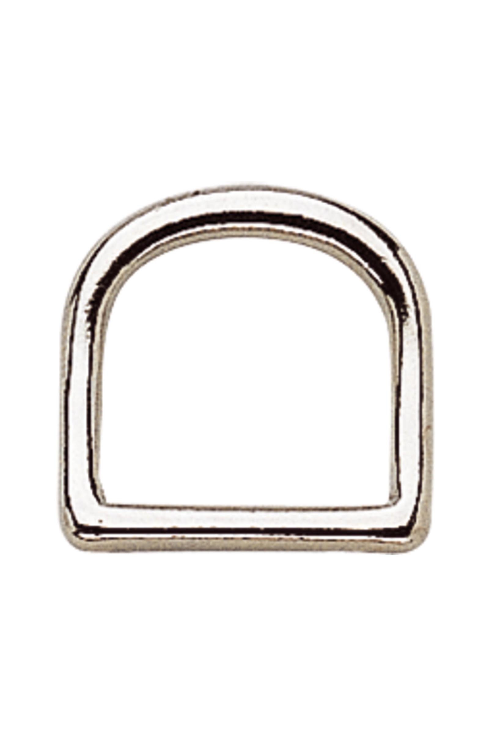Sprenger D-Ring, gebogen, Deutsches Silber