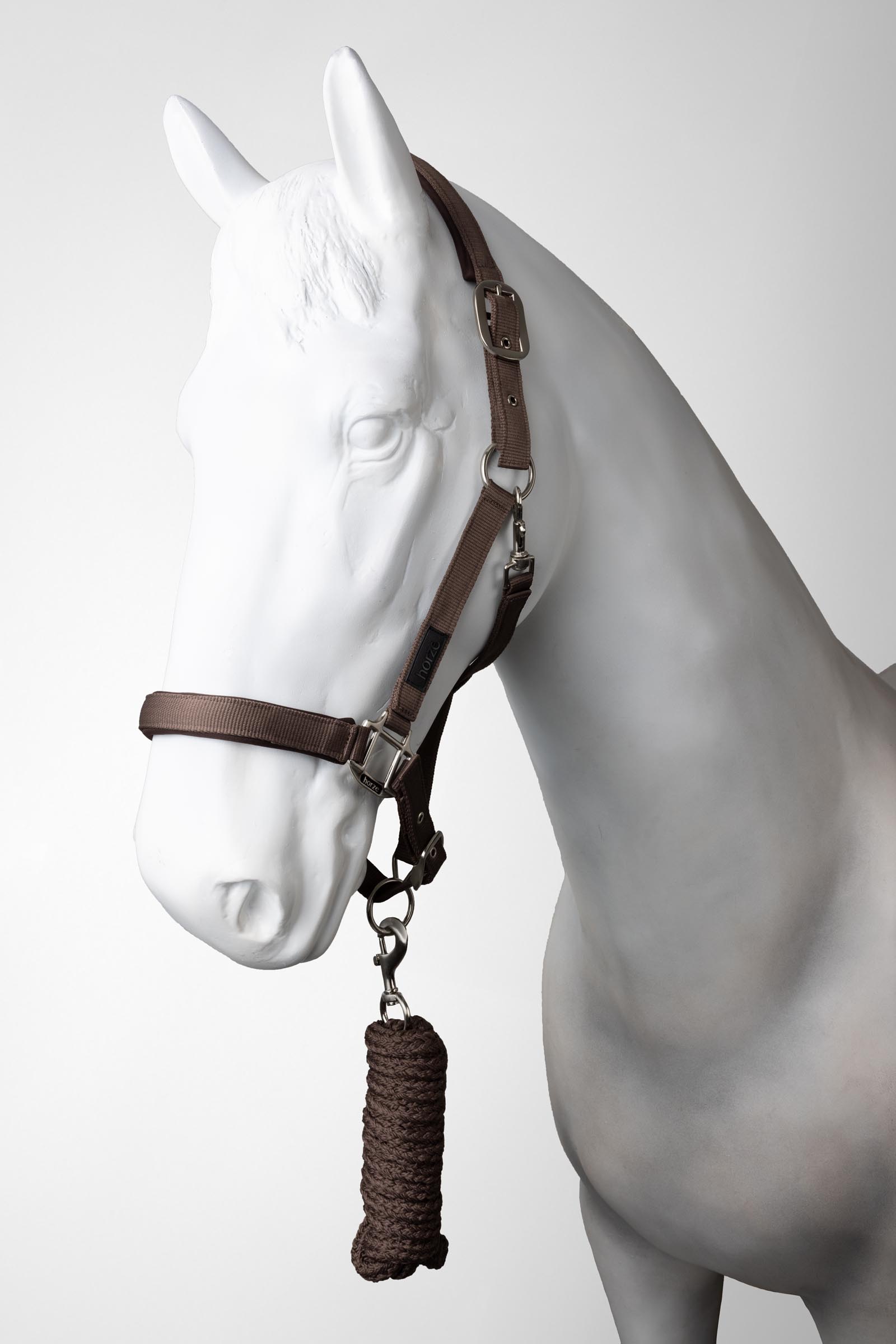 Coffee Quartz Horze Lucca Halfter & F&uuml;hrstrick Set