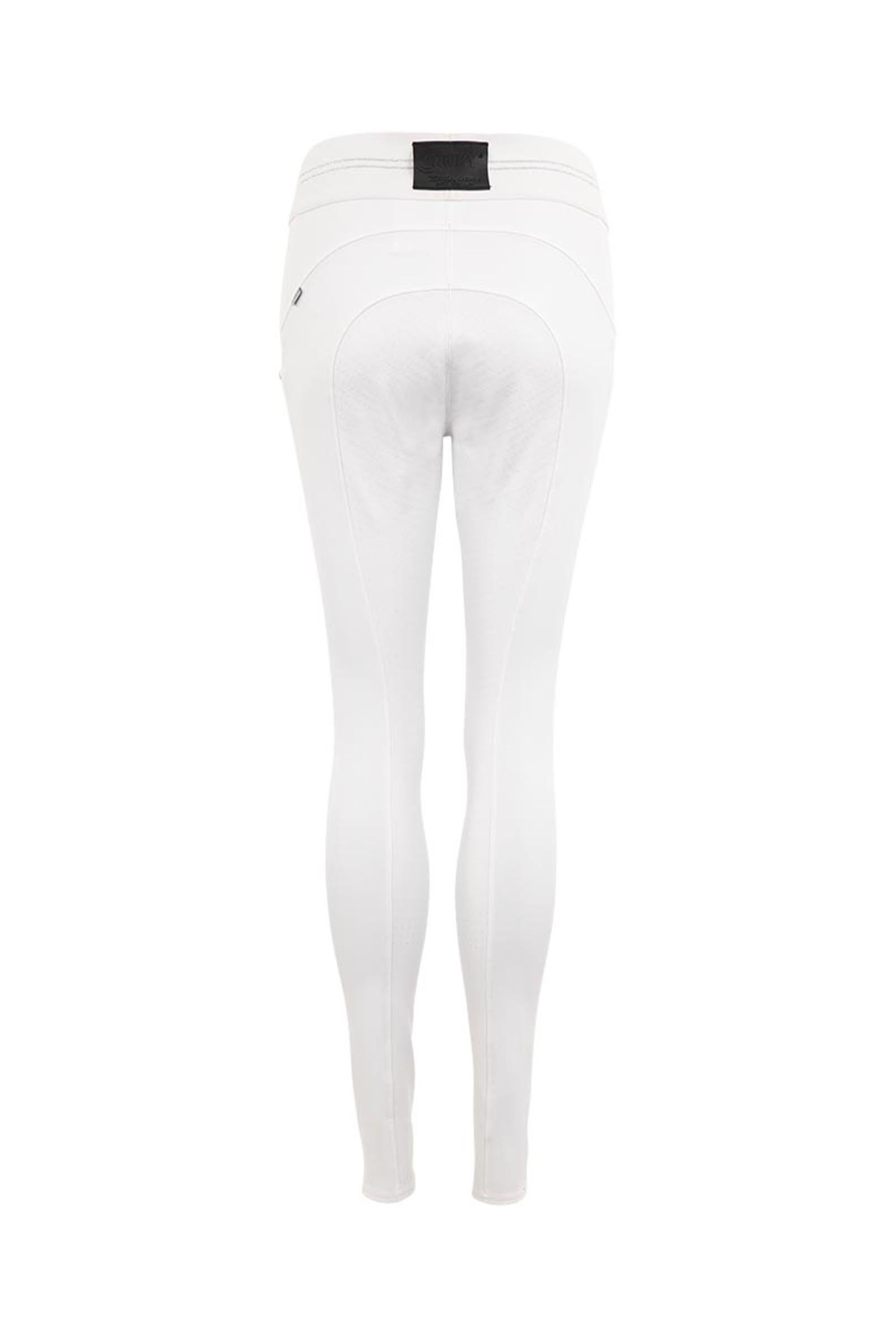 White ANKY Competition Damen Reithose mit Vollbesatz