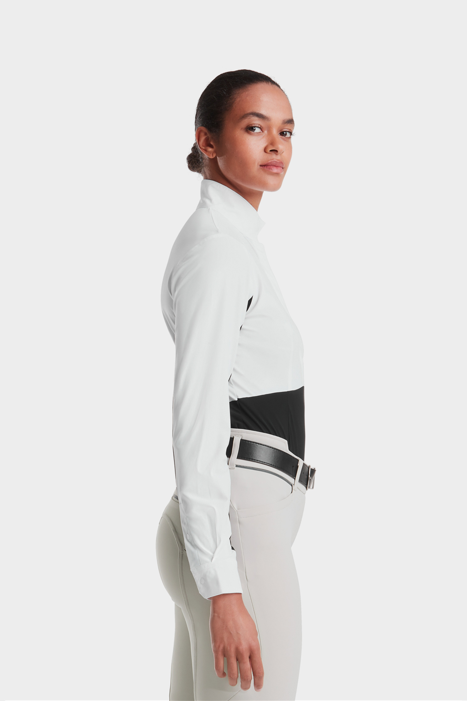 Horse Pilot Monica Damen-Turniershirt mit langen Ärmeln