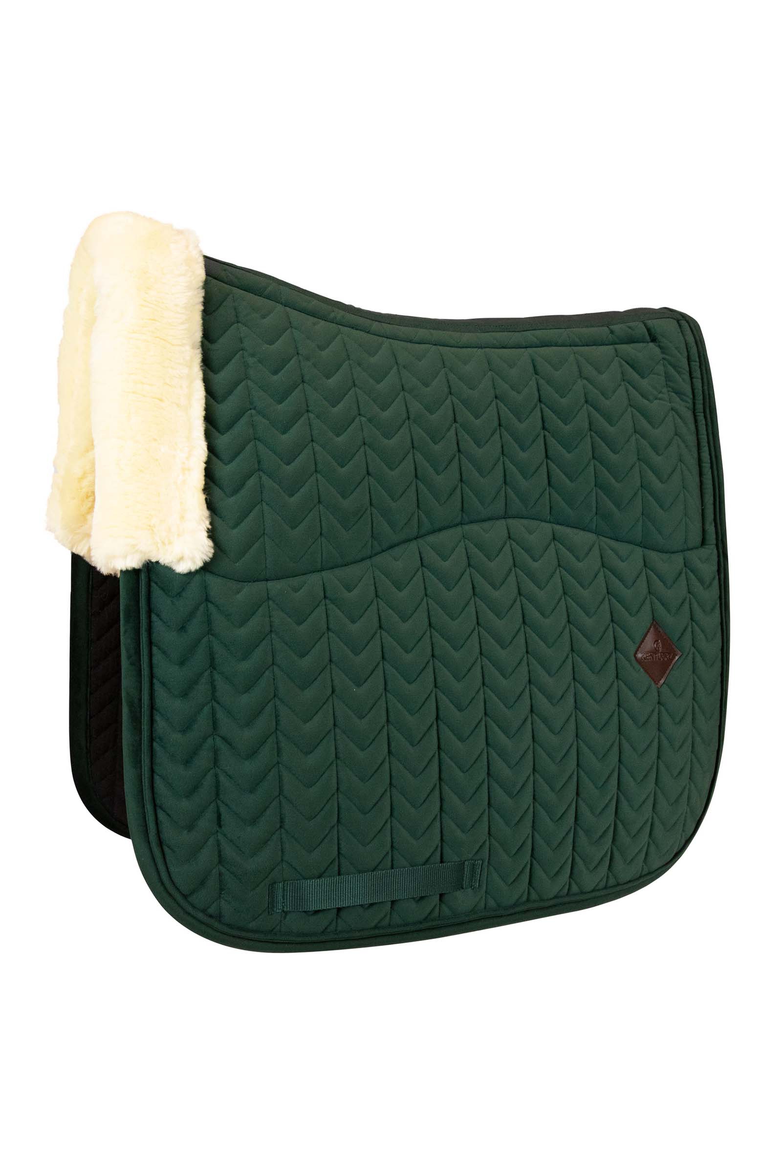 Ponderosa Pine Dark green Kentucky Horsewear Velvet Skin Friendly Dressurschabracke