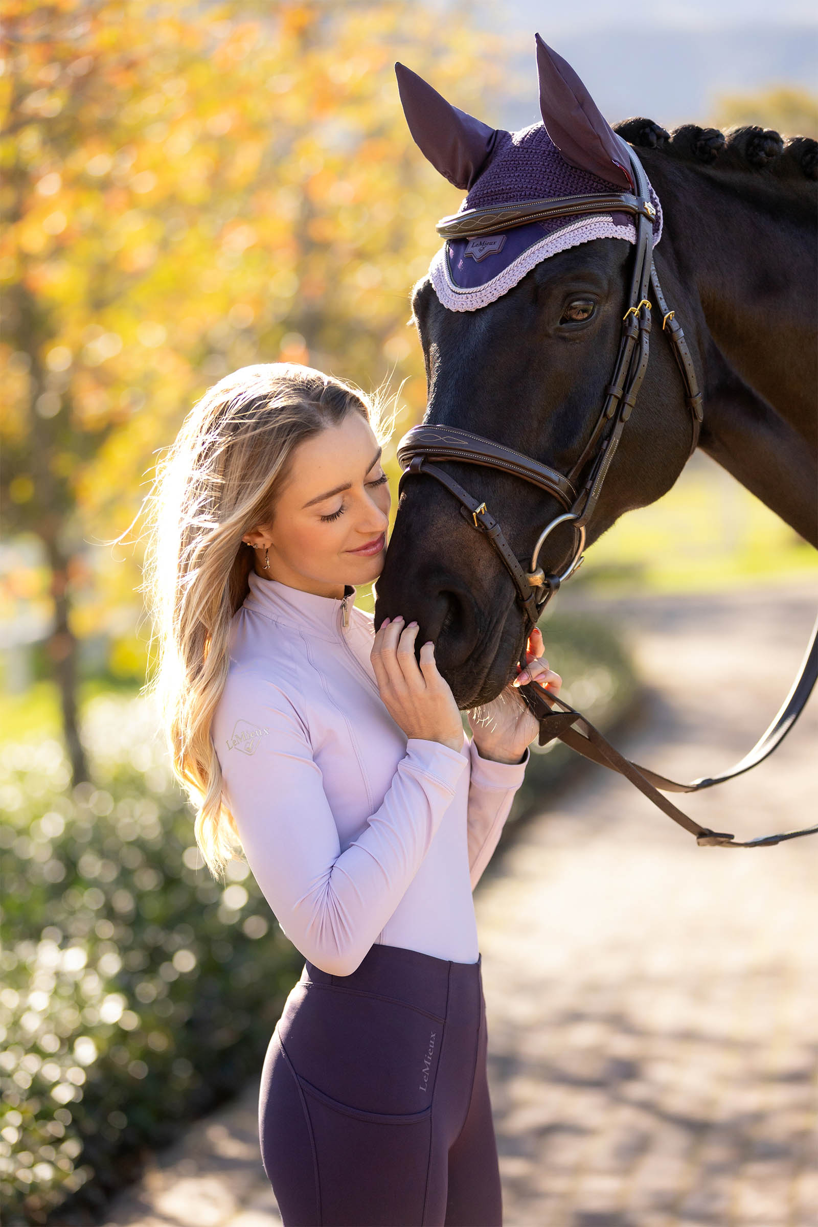 LeMieux Halle Damen-Funktionsshirt als leichte Basisschicht mit UV-Schutz