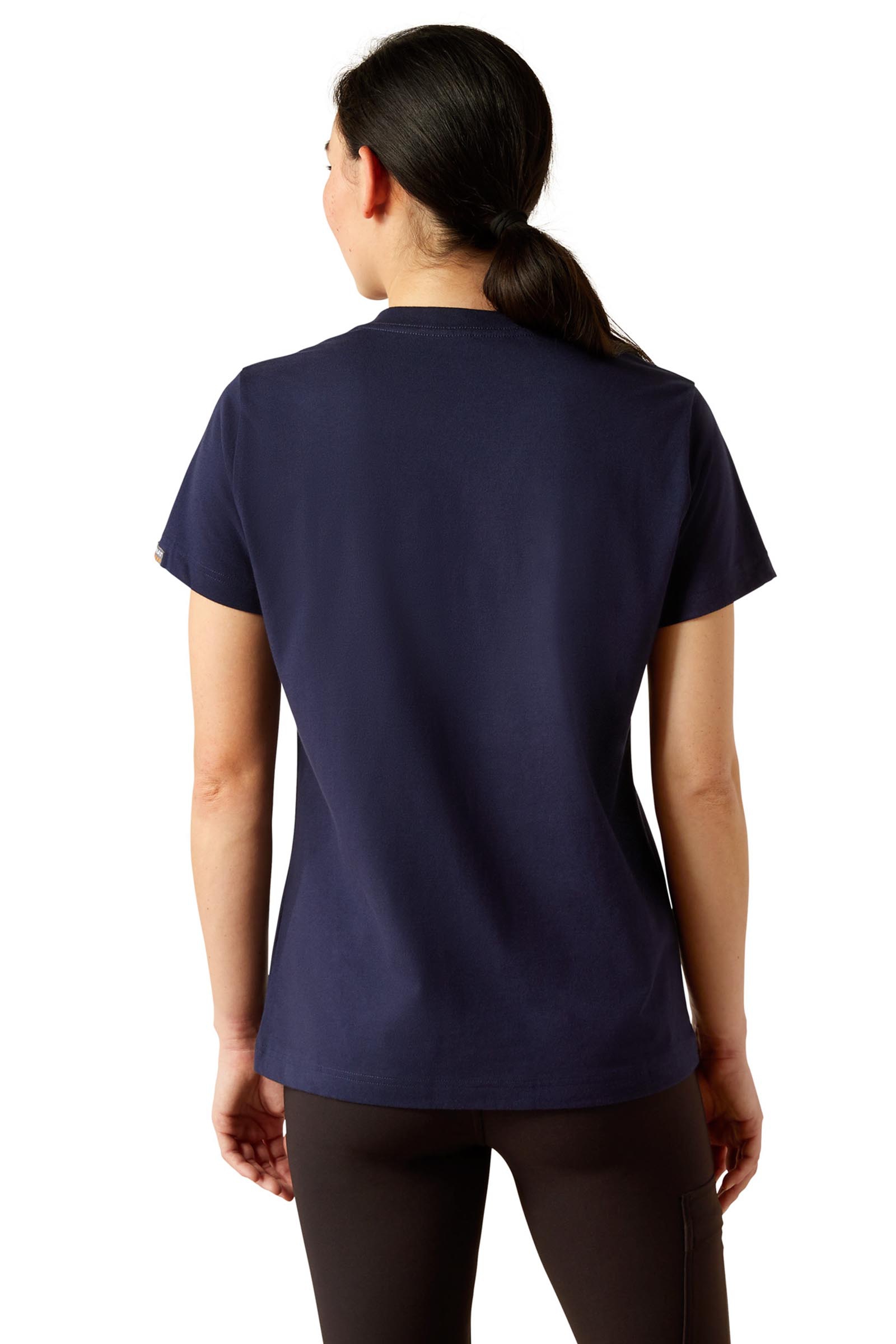 Ariat Damen Rebar Cotton Strong Standard V-Neck T-Shirt  
