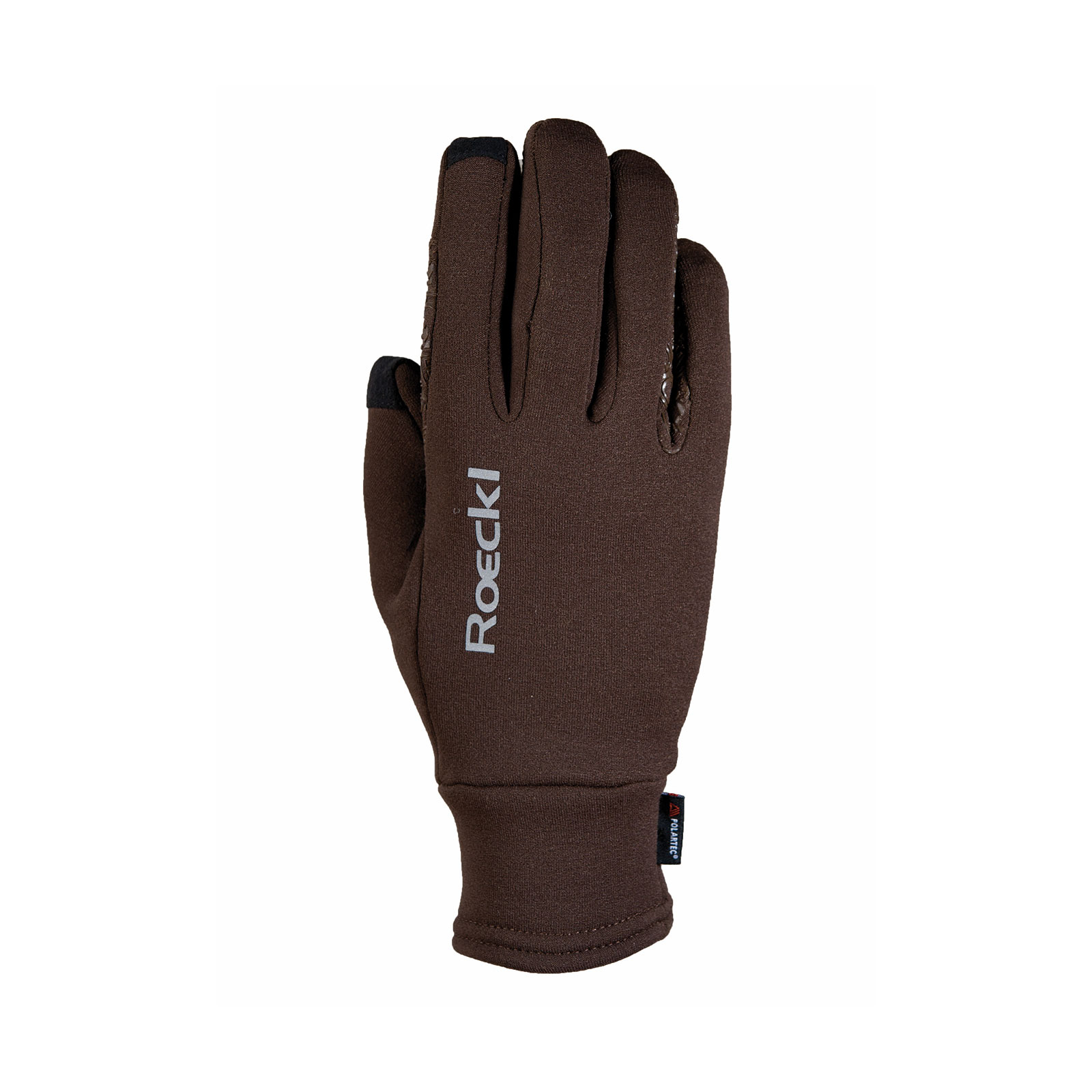Dark Brown Roeckl Weldon Polartec Power Stretch Handschuhe