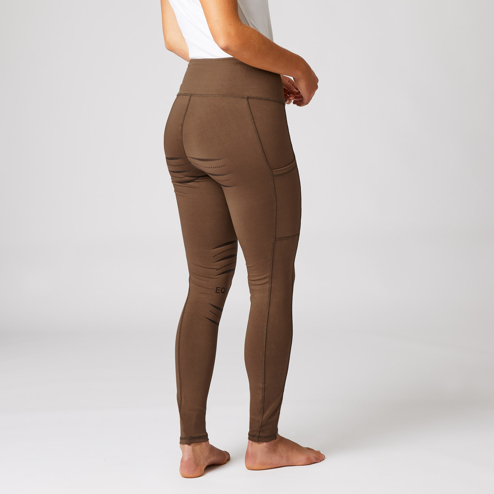 Reitleggings für Damen mit Silikonvollbesatz und Handytaschen