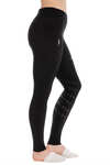 AA Platinum Damen Reitleggings mit Kniebesatz