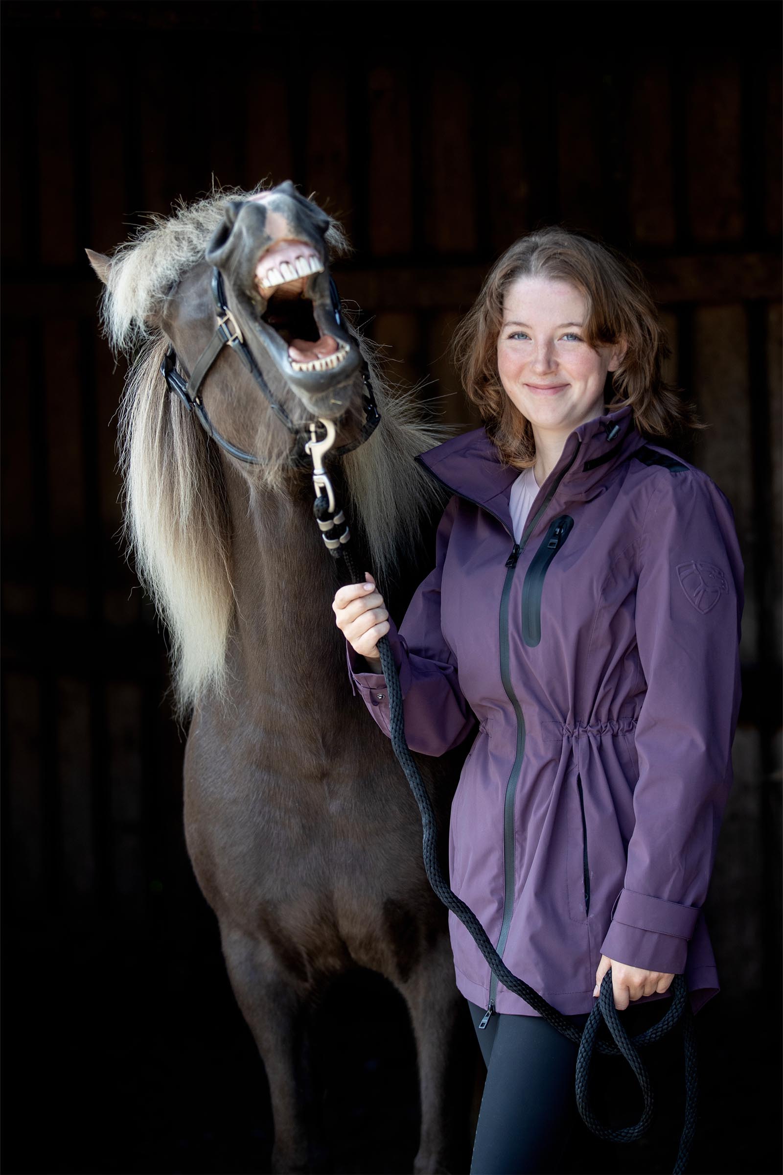 Catago Roy Damen wasserdichte Reitjacke