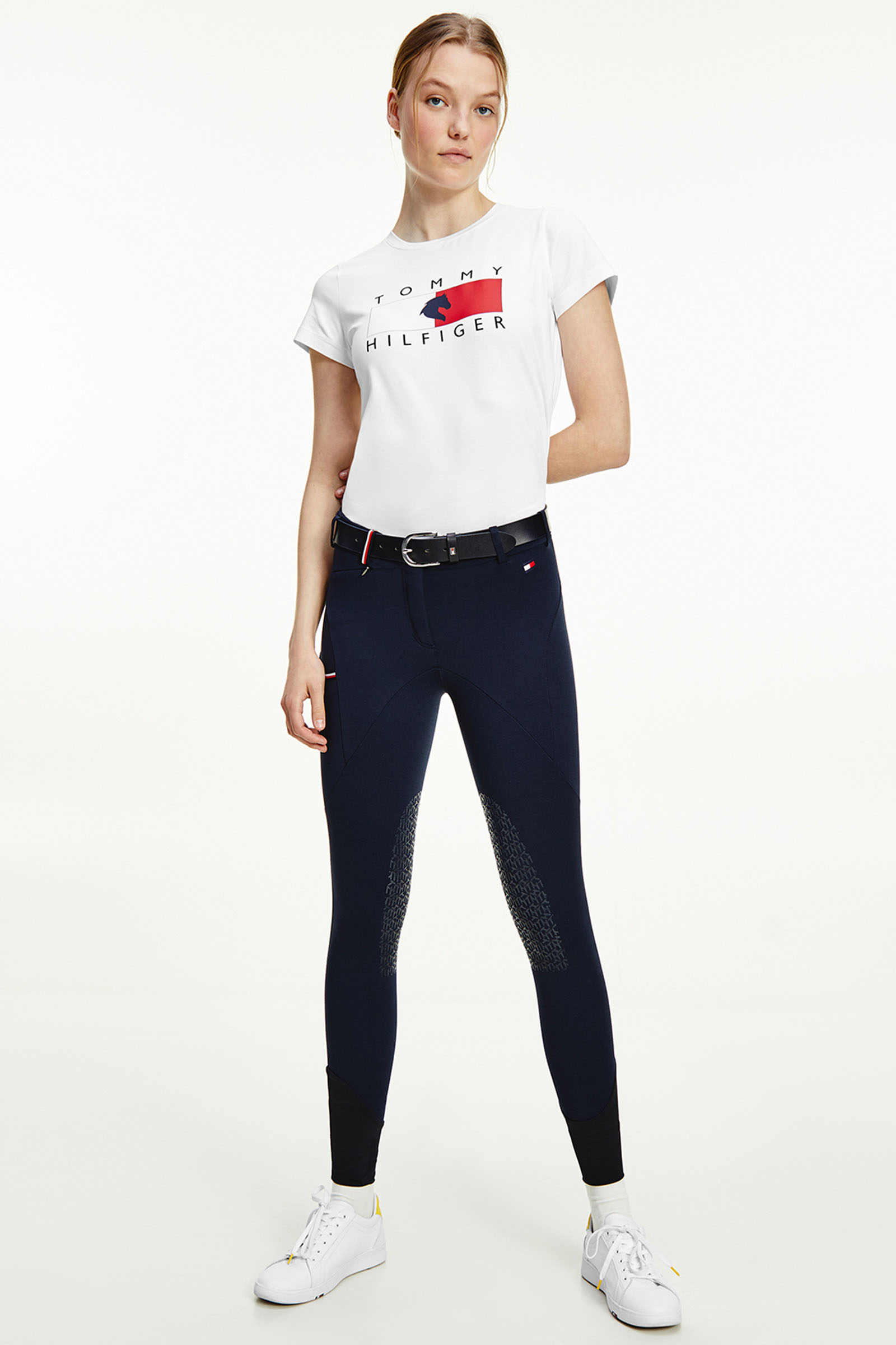 Tommy Hilfiger Equestrian Performance Damen Reithose mit Kniebesatz mit Grip