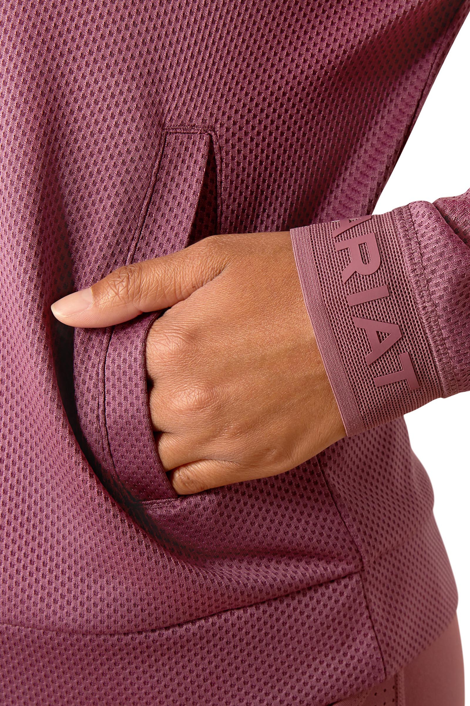 Ariat Breathe Damen Sweatshirt mit 1/2 Rei&szlig;verschluss