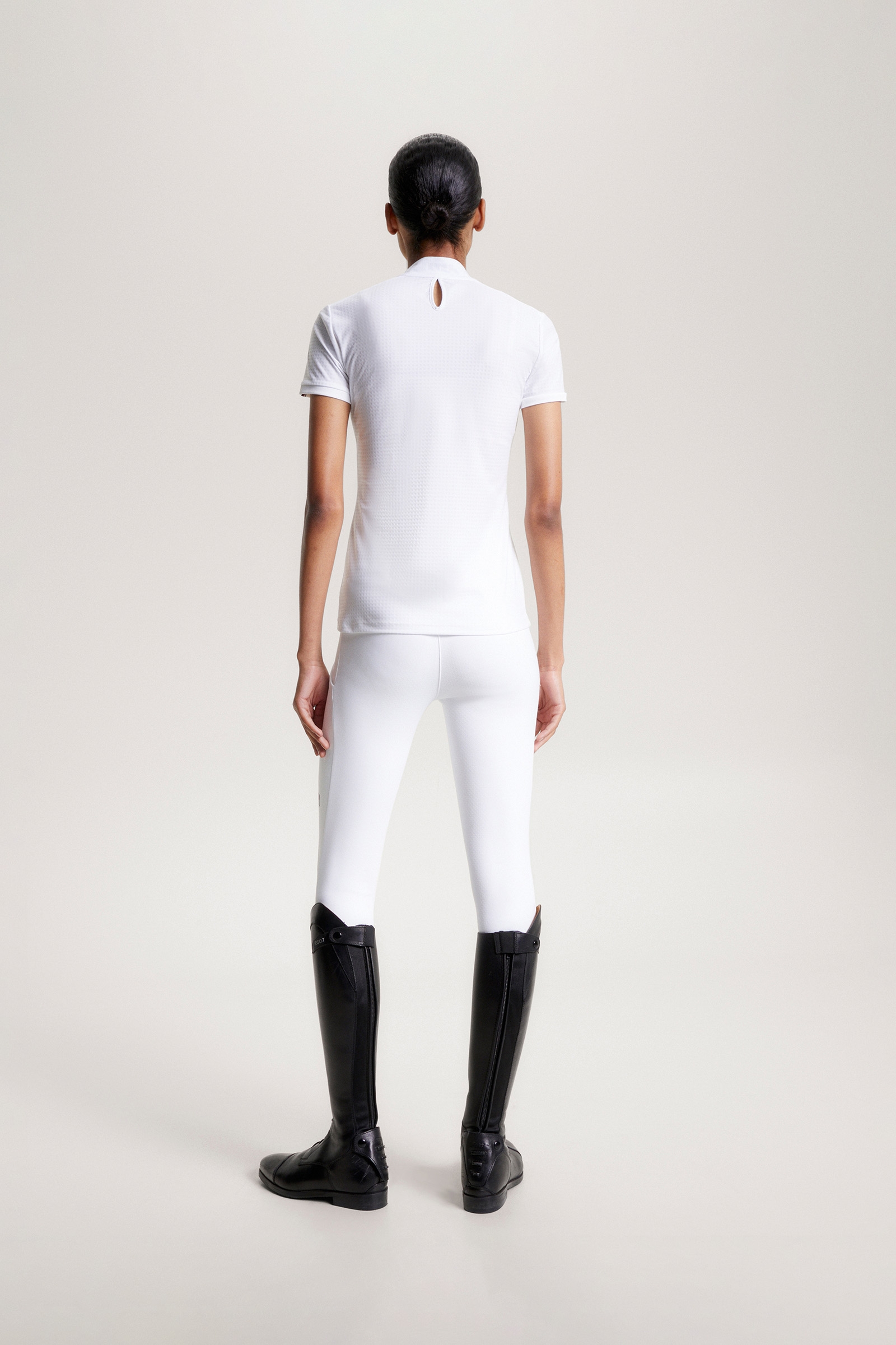 Tommy Hilfiger Equestrian Chelsea K&uuml;hlendes Kurzarm-Poloshirt mit Logo