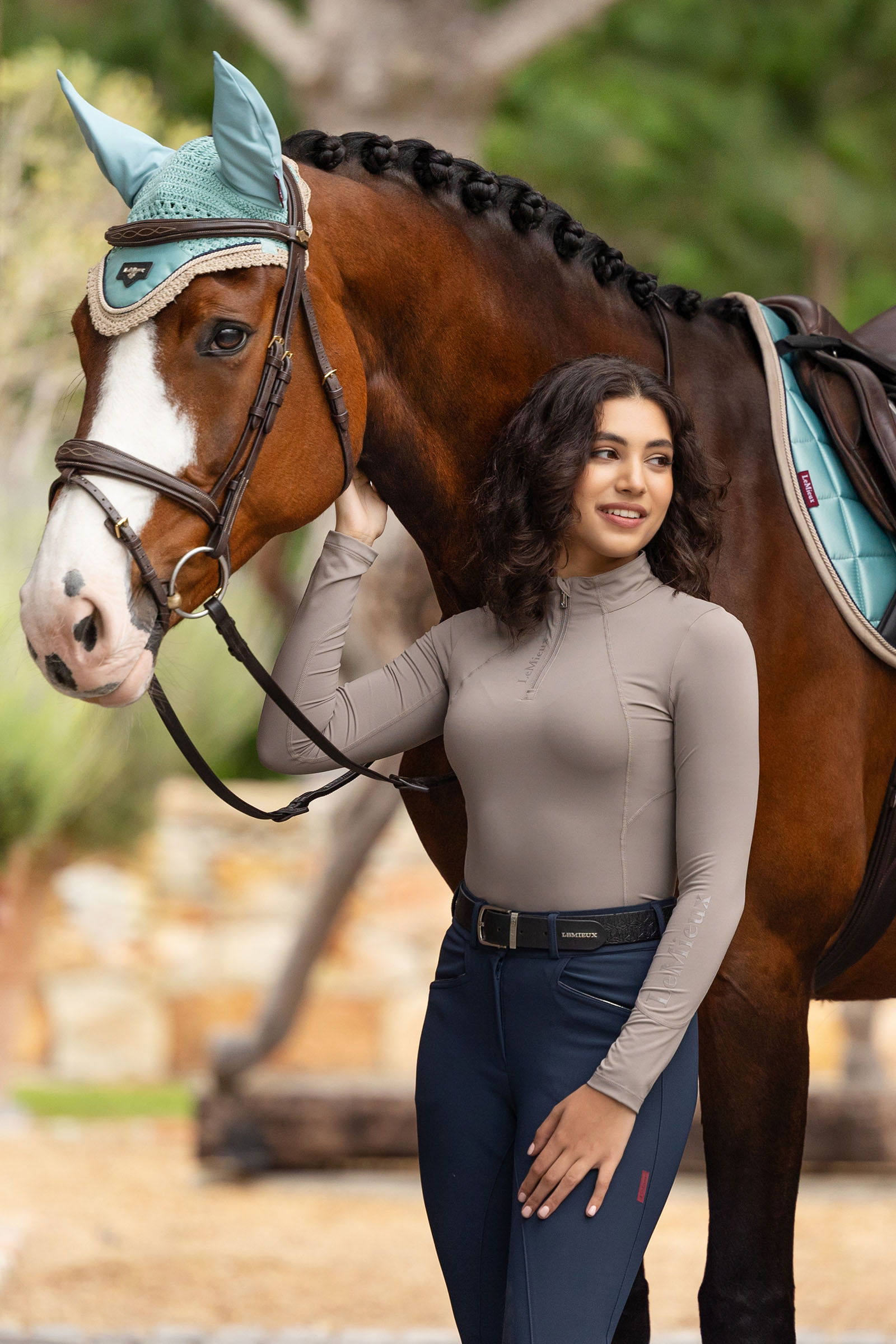 LeMieux Baselayer mit Rei&szlig;verschluss