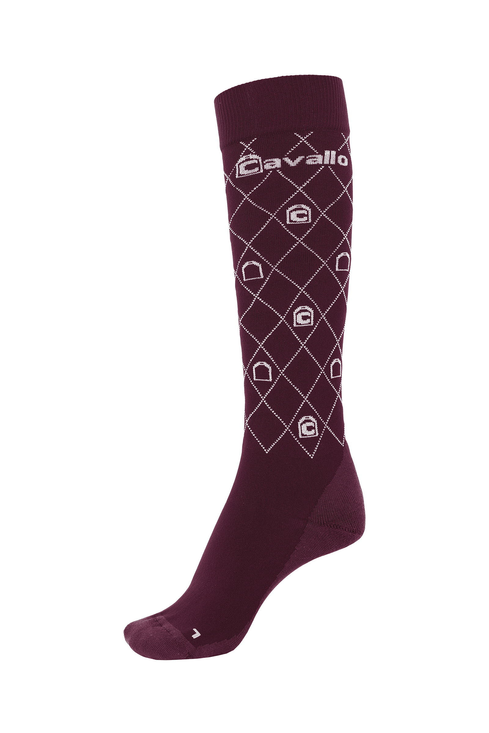 Wine Red Cavallo CAVALSURA Reitsocken