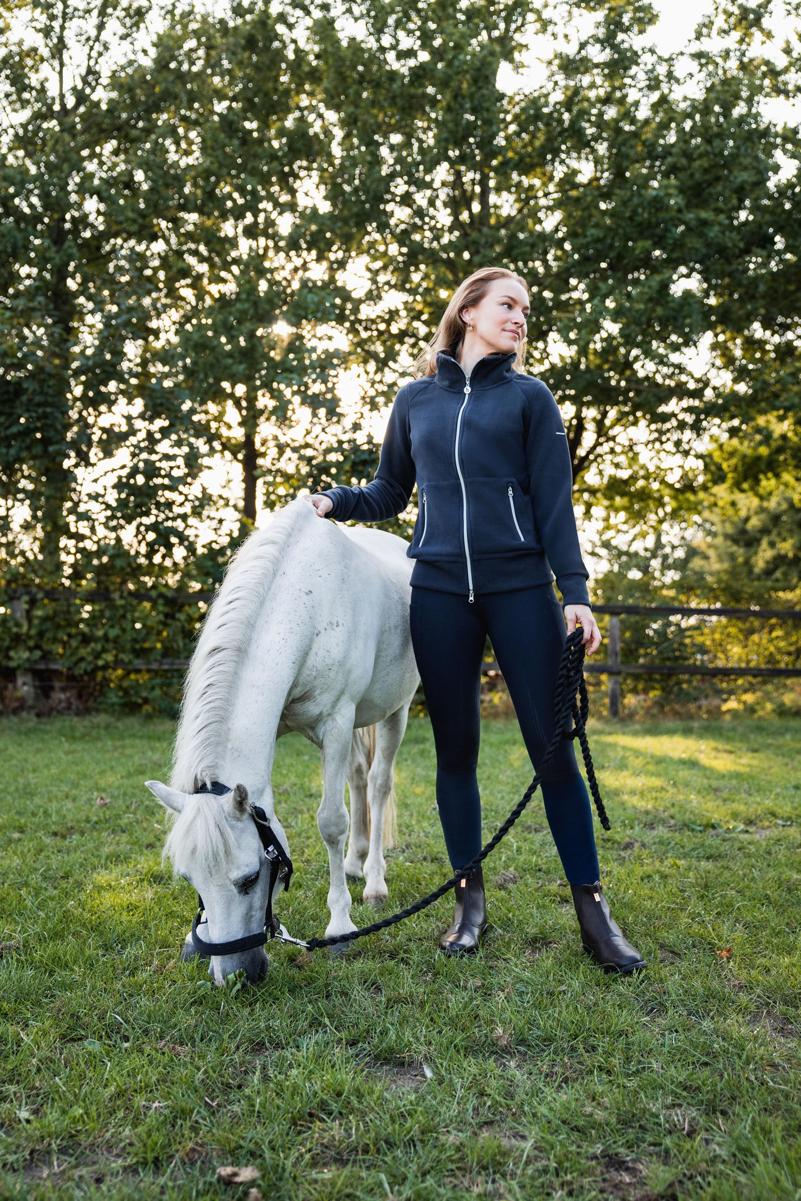 Horze Ellie Damen Fleece Reitjacke
