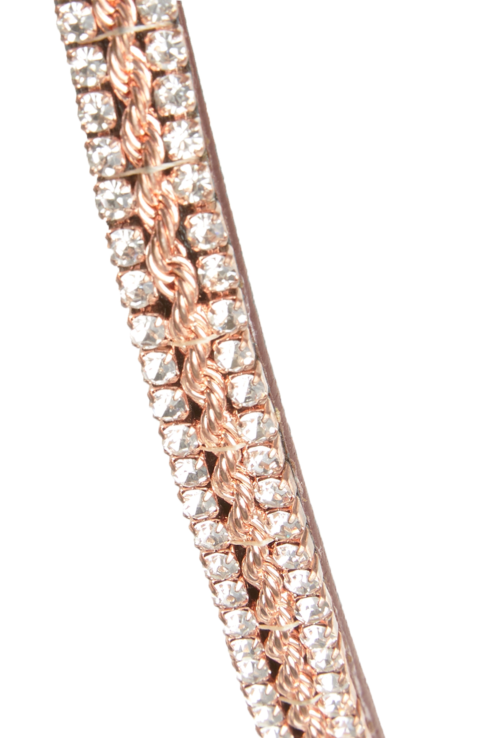 Horze Nancy Stirnriemen mit Kristallen und Flechtdetail