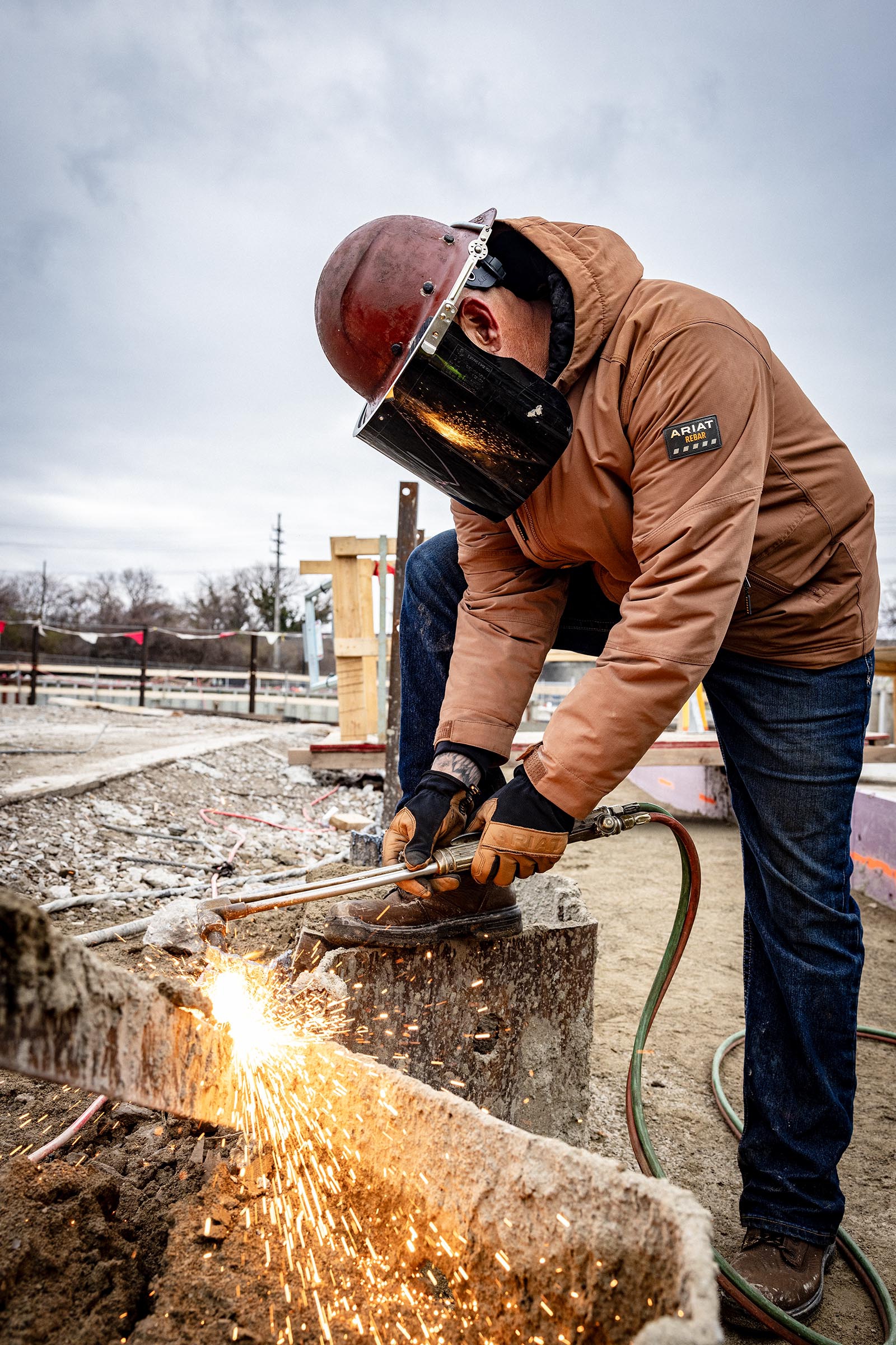 Ariat Rebar Cordura Ripstop Herren gef&uuml;tterte Jacke