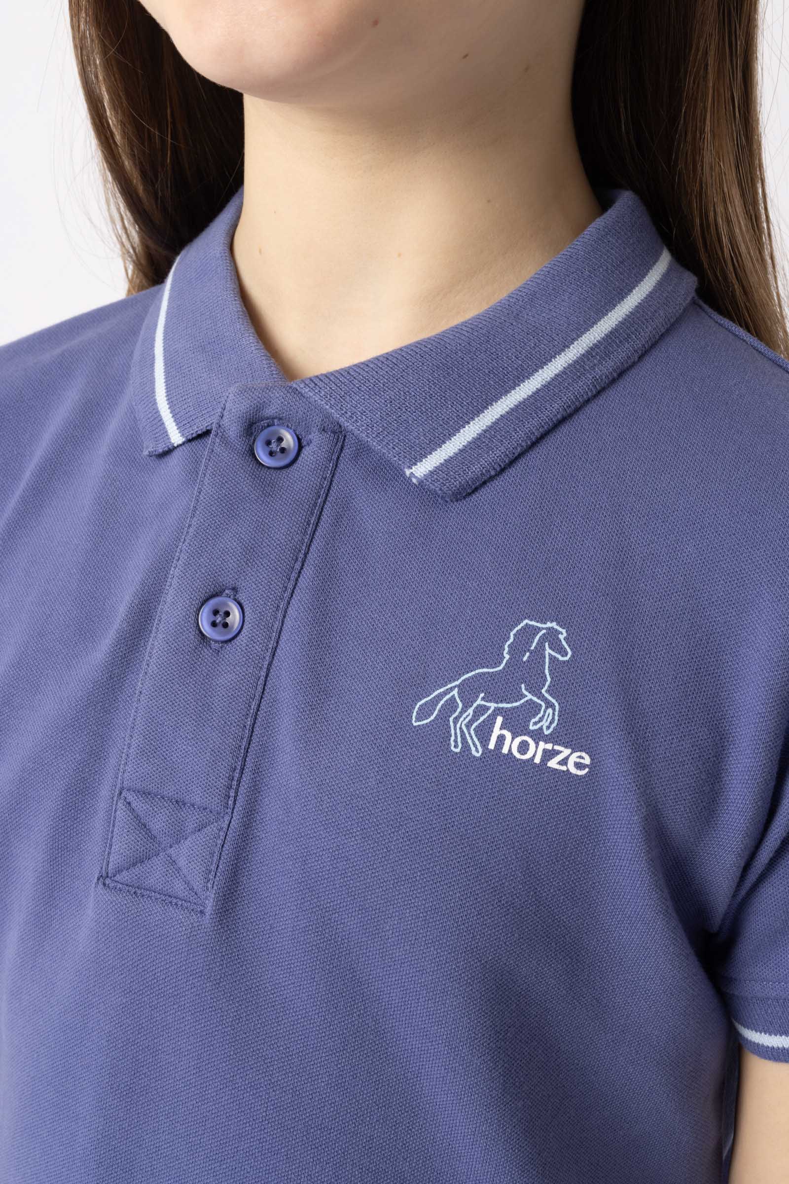 Horze Sohra Kinder Funktions Poloshirt