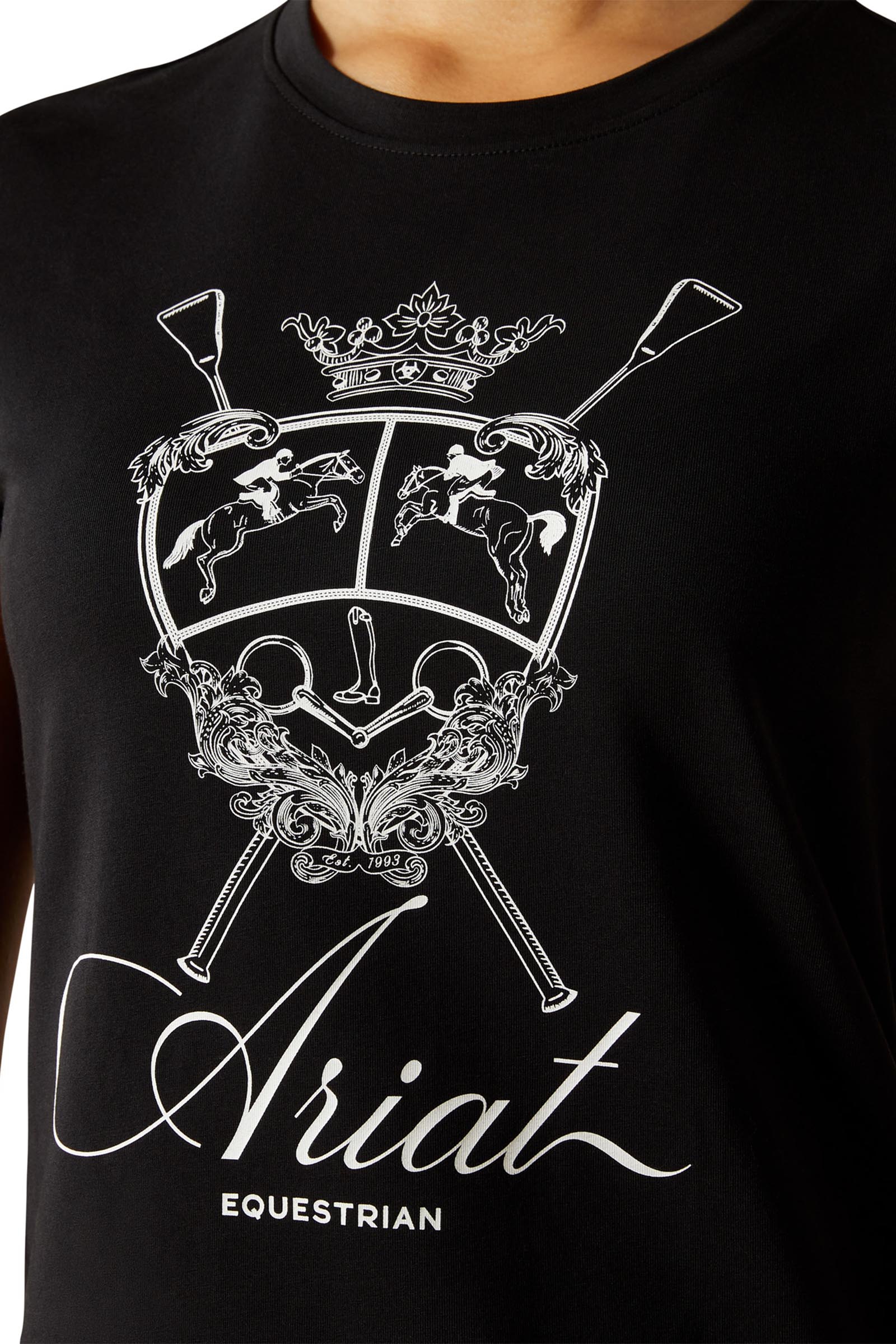 Ariat Ritzy Logo Kinder T-Shirt mit kurzen Ärmeln