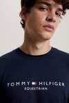 Tommy Hilfiger Equestrian Williamsburg T-Shirt mit Motiv und kurzen Ärmeln
