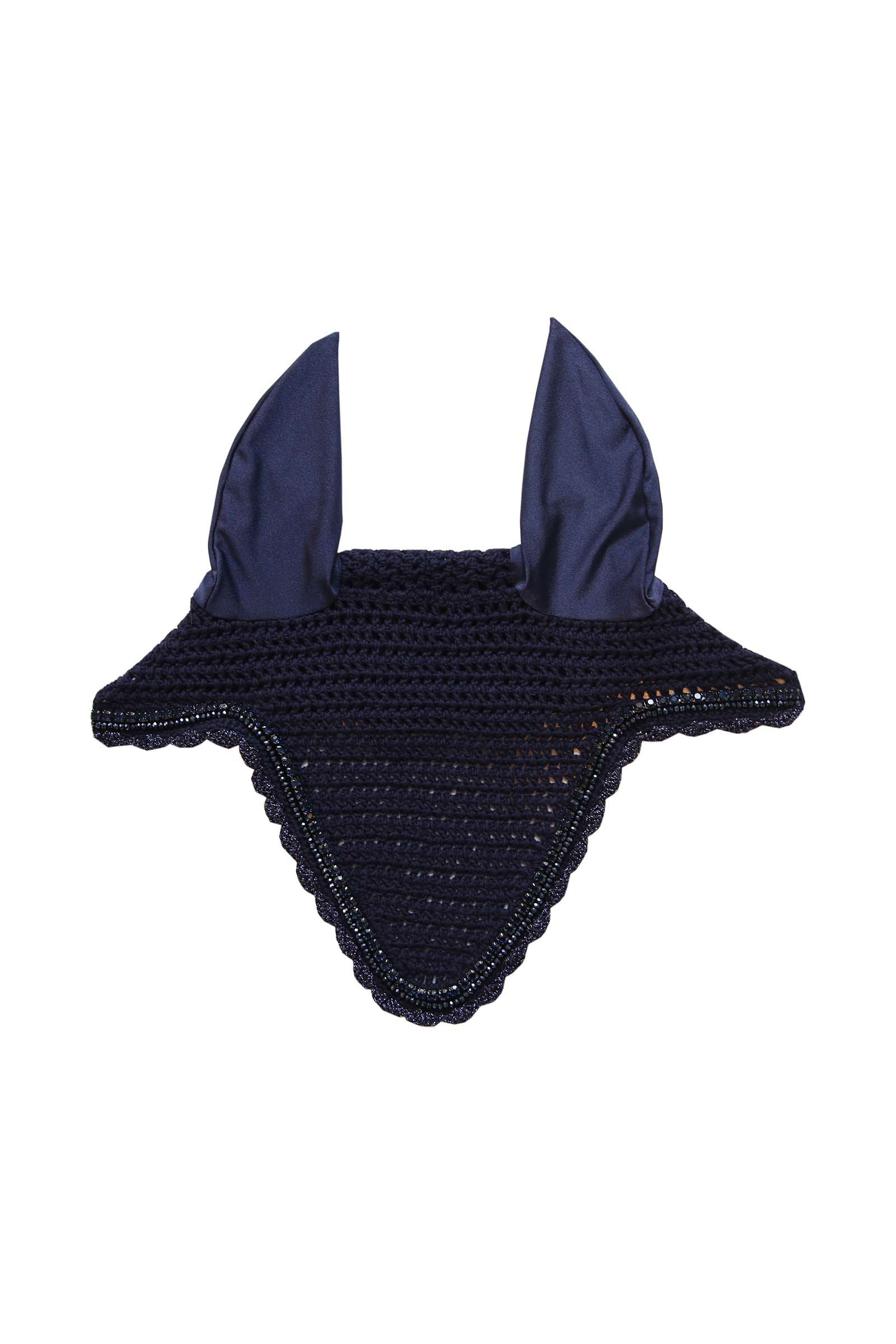 DB/AB Kentucky Horsewear Stone & Pearl Soundless Fliegenhaube Lang