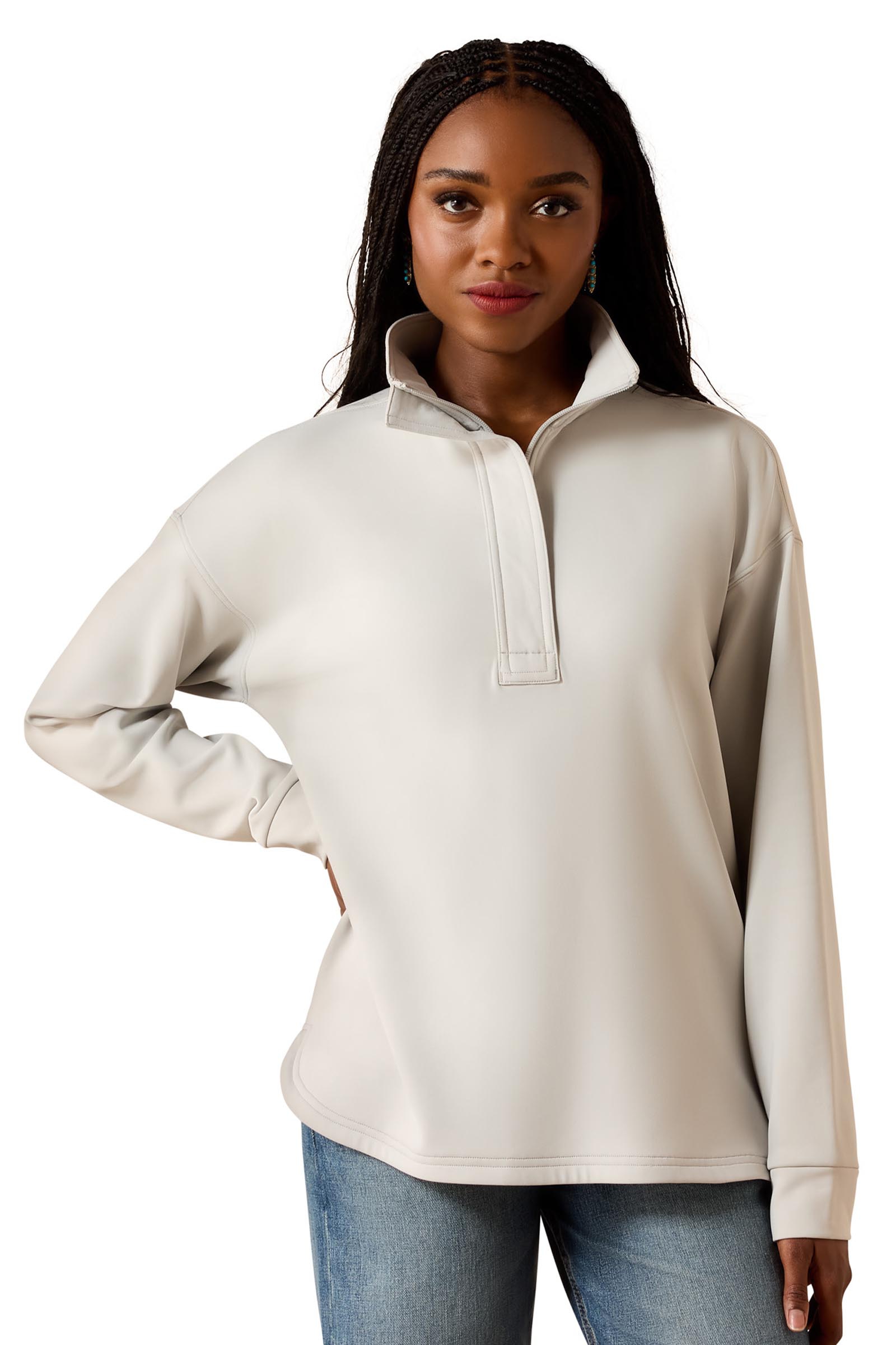Ariat Damen Breeze Logo 1/2 Zip Sweatshirt