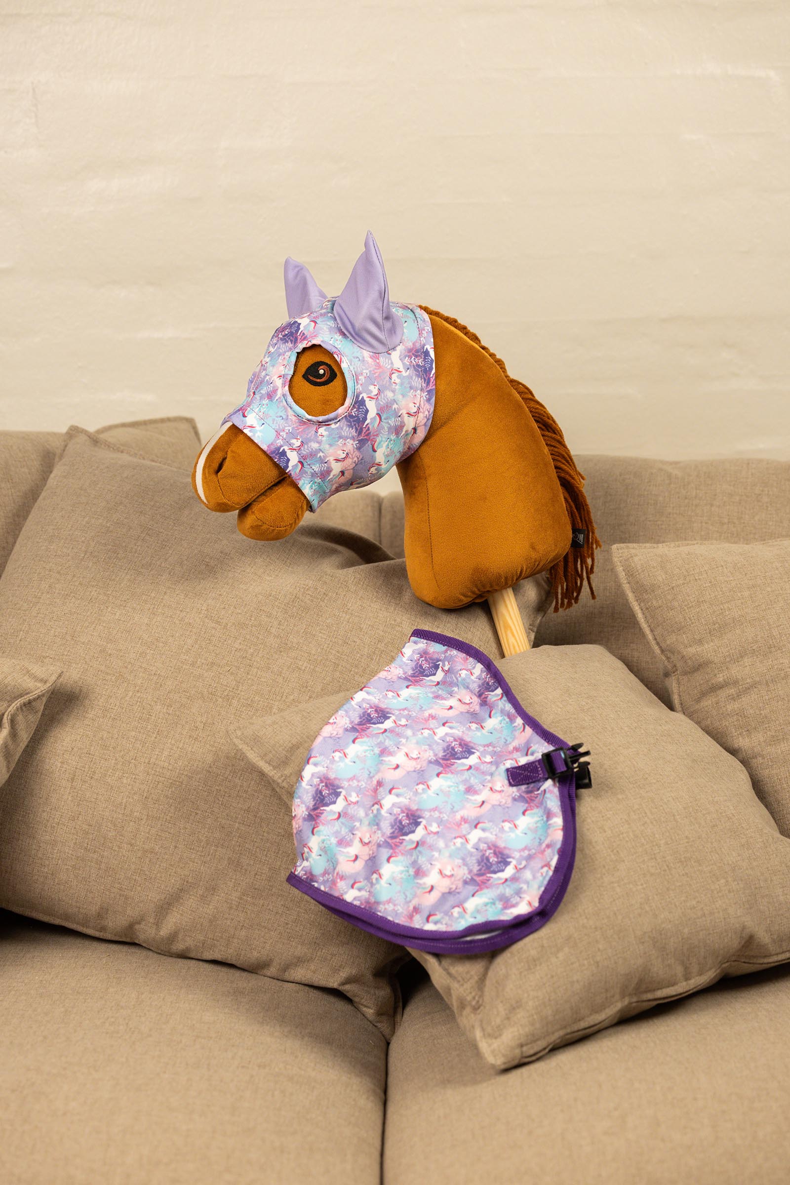 My Hobby Horse Rennmaske mit Einhorn-Print