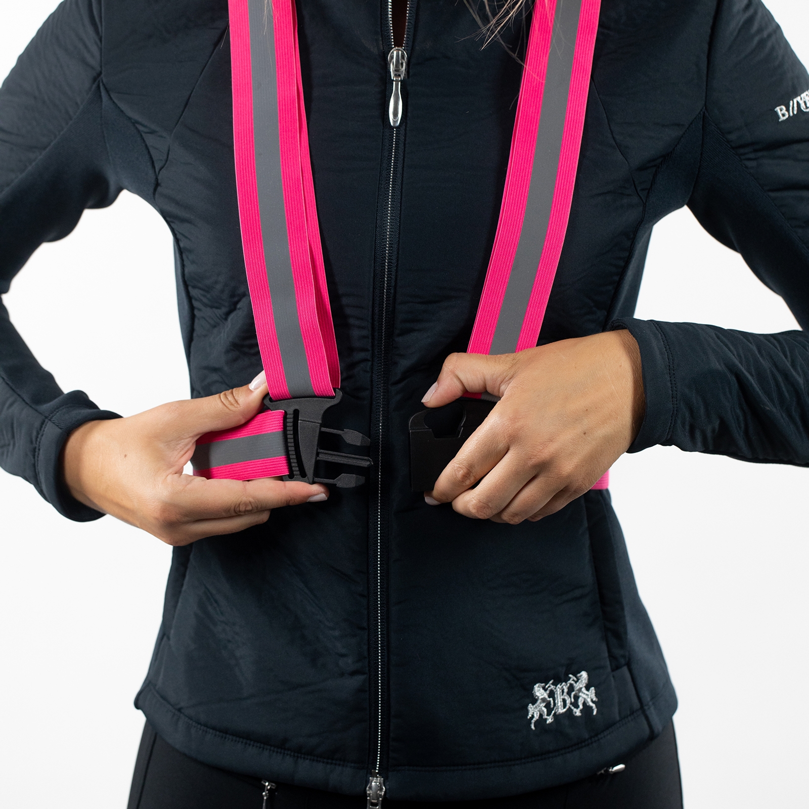 Horze Verstellbarer Gurt mit reflektierenden Streifen