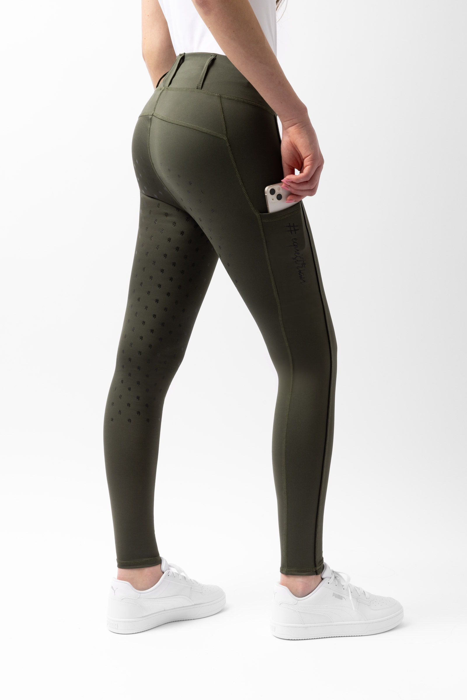 Horze Young Rider Aya Damen Reitleggings mit hohem Bund