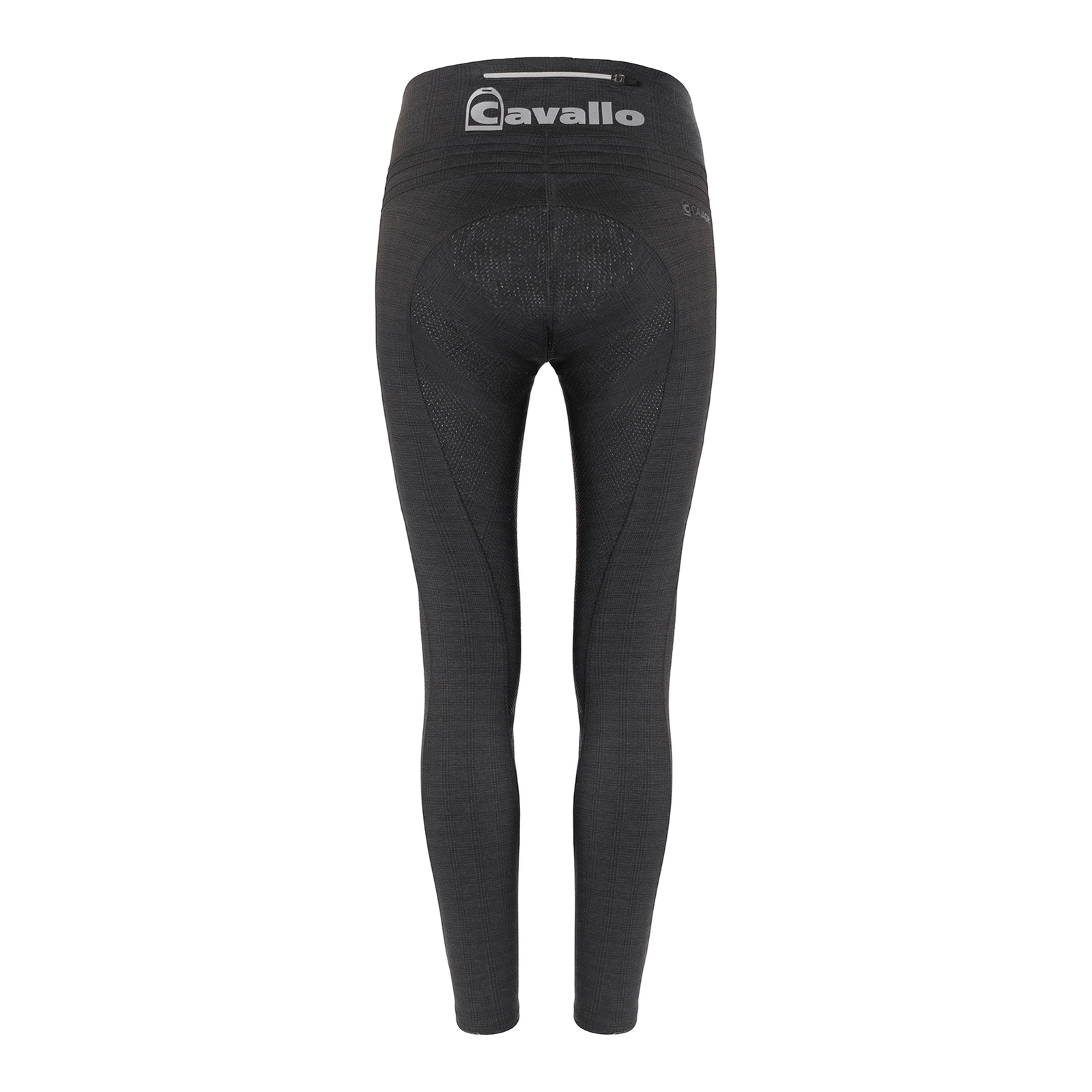 Graphite Dark grey Cavallo CAVALLIN Damen Winterreitleggings Vollbesatz
