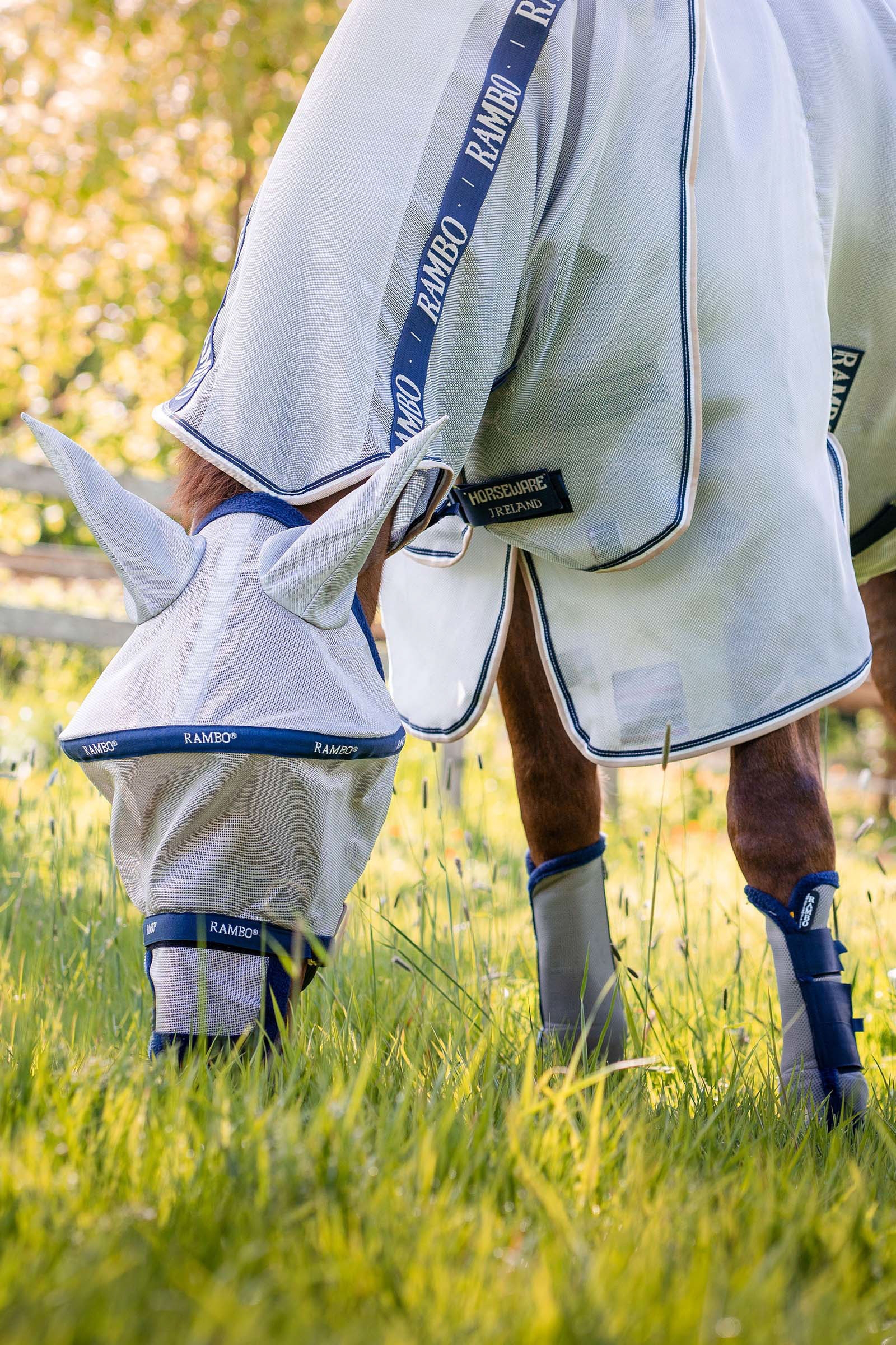 Horseware Rambo Protector Fliegendecke mit abnehmbarem Halsteil