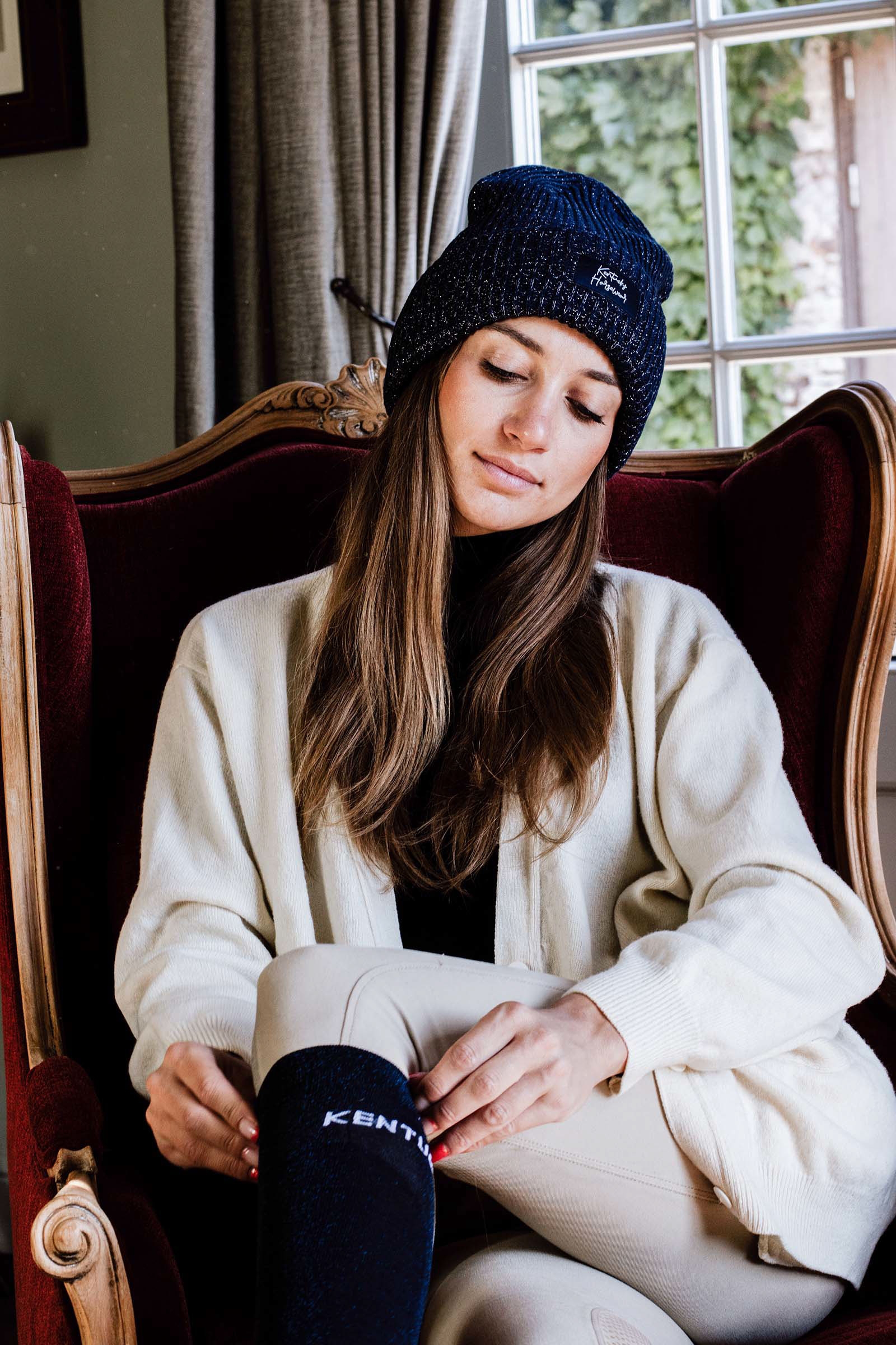 DB/AB Kentucky Horsewear Glitter M&uuml;tze