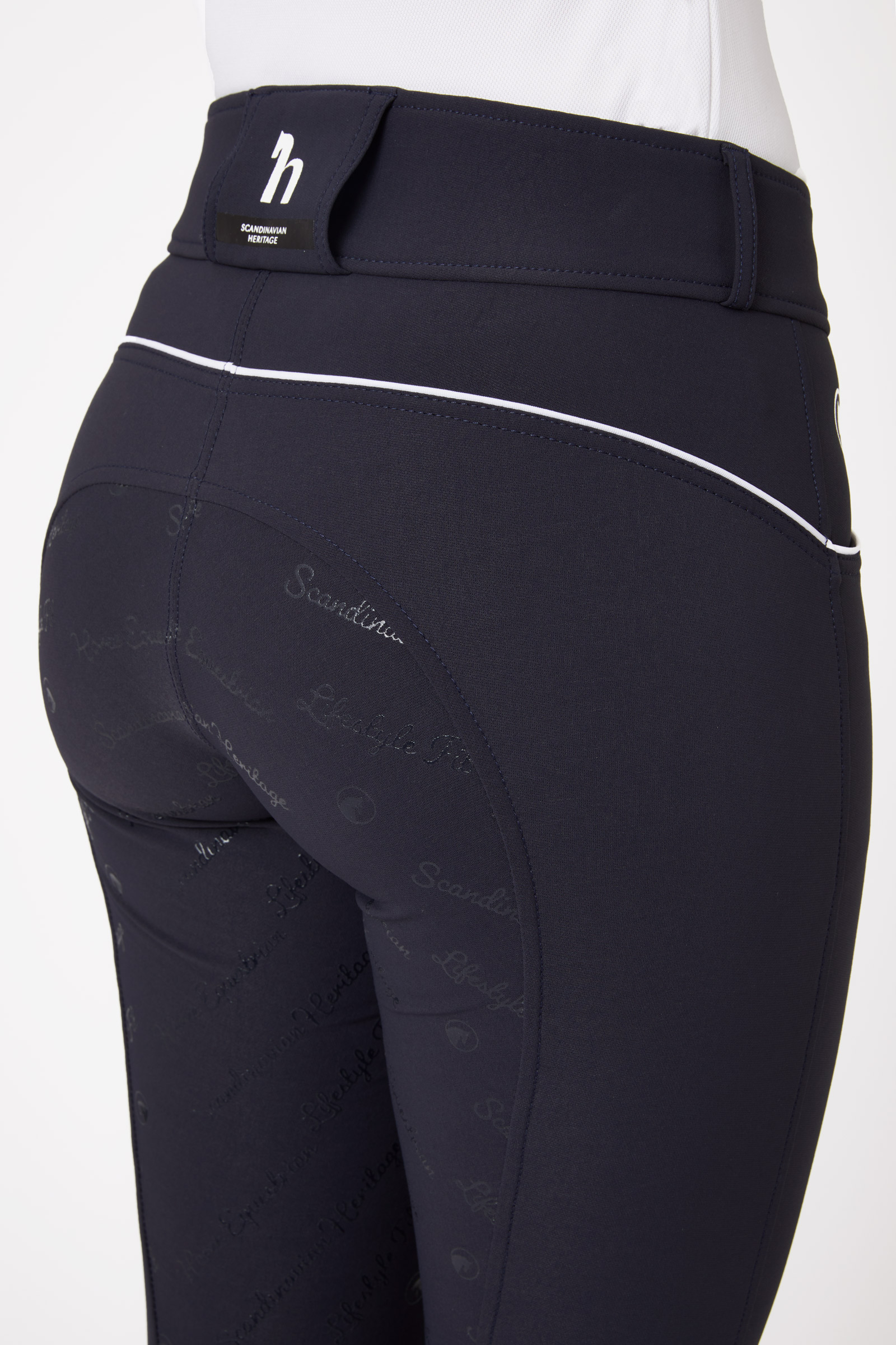 Horze Nordic Performance Damen-Vollbesatzreithose mit Silikongrip, UPF 50+