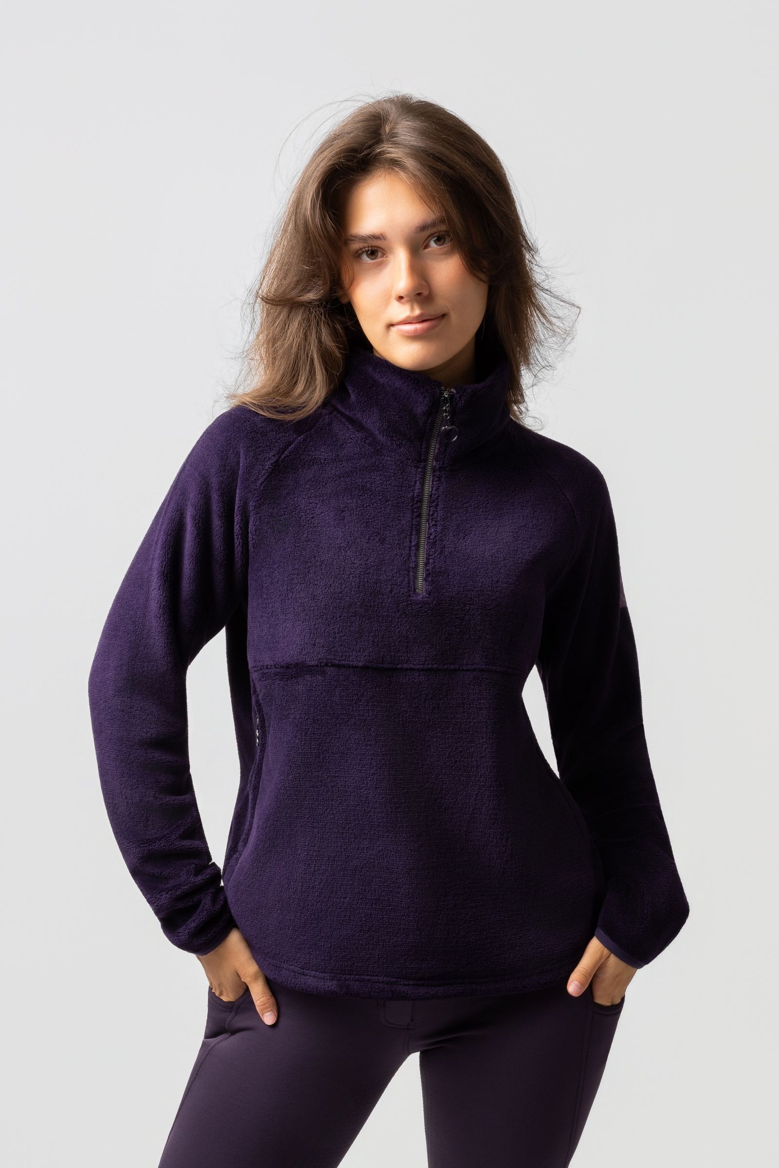 Horze Frieda Damen Anorak Fleece Sweater
