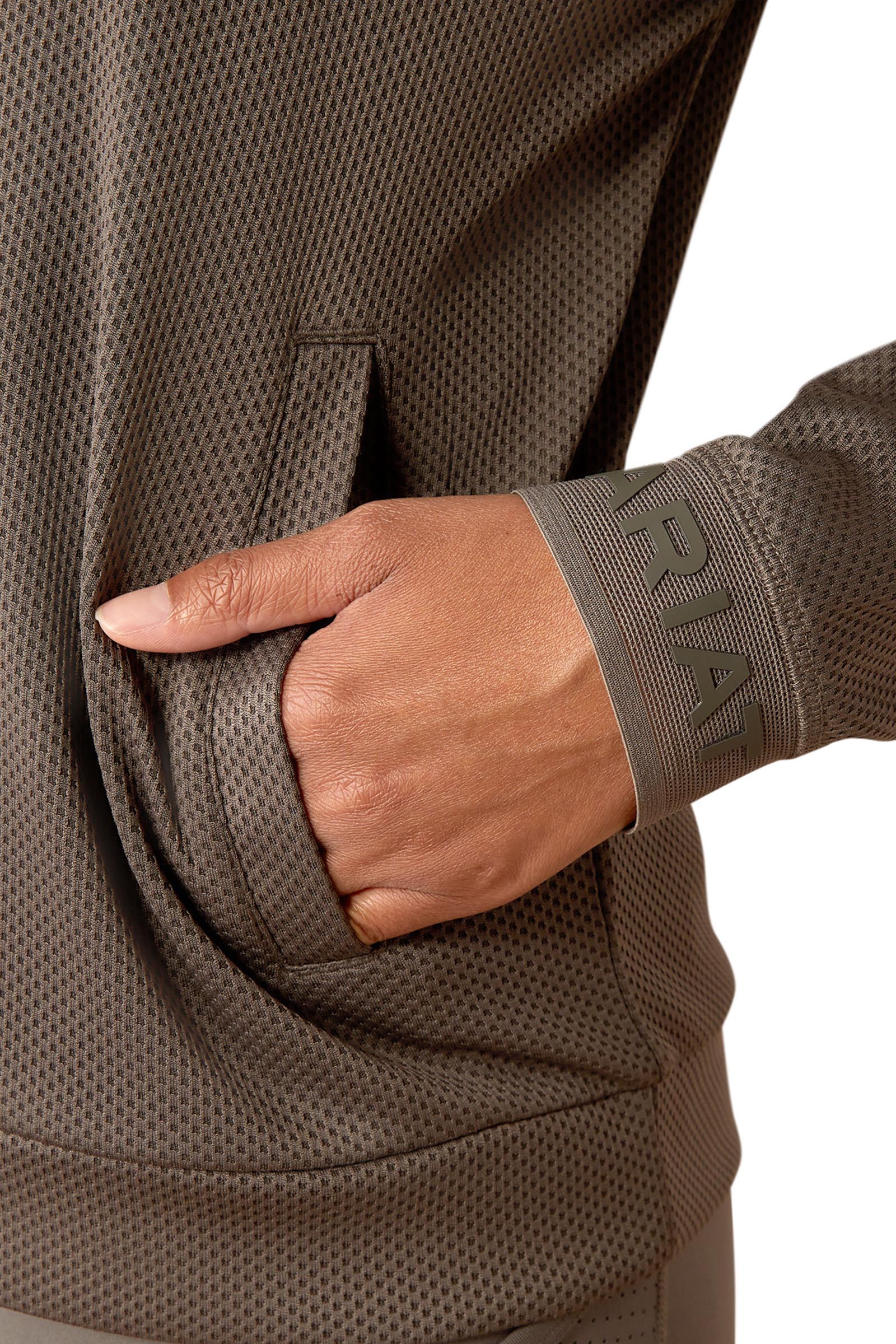 Ariat Breathe Damen Sweatshirt mit 1/2 Reißverschluss