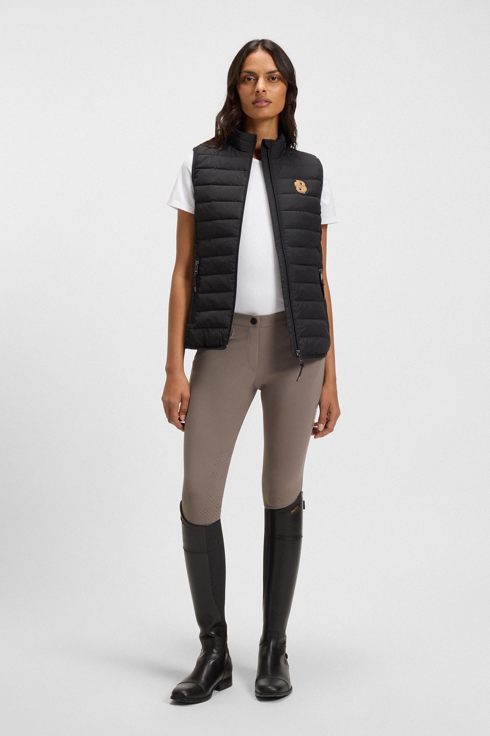 Boss Hazel Damen Kniebesatz Technical Reithose