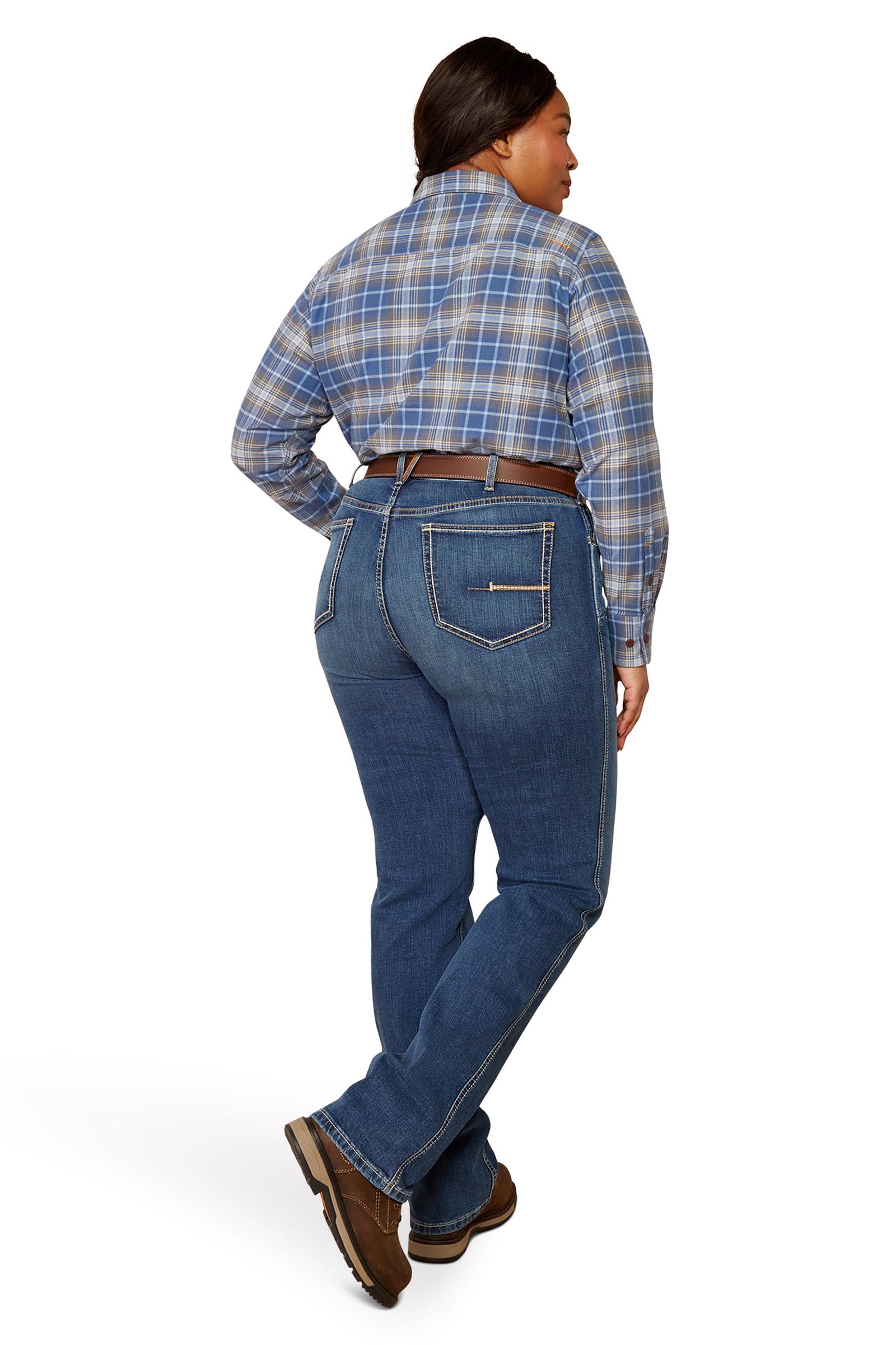 Ariat Rebar HR Riveter Straight Damen Jeans mit geradem Bein