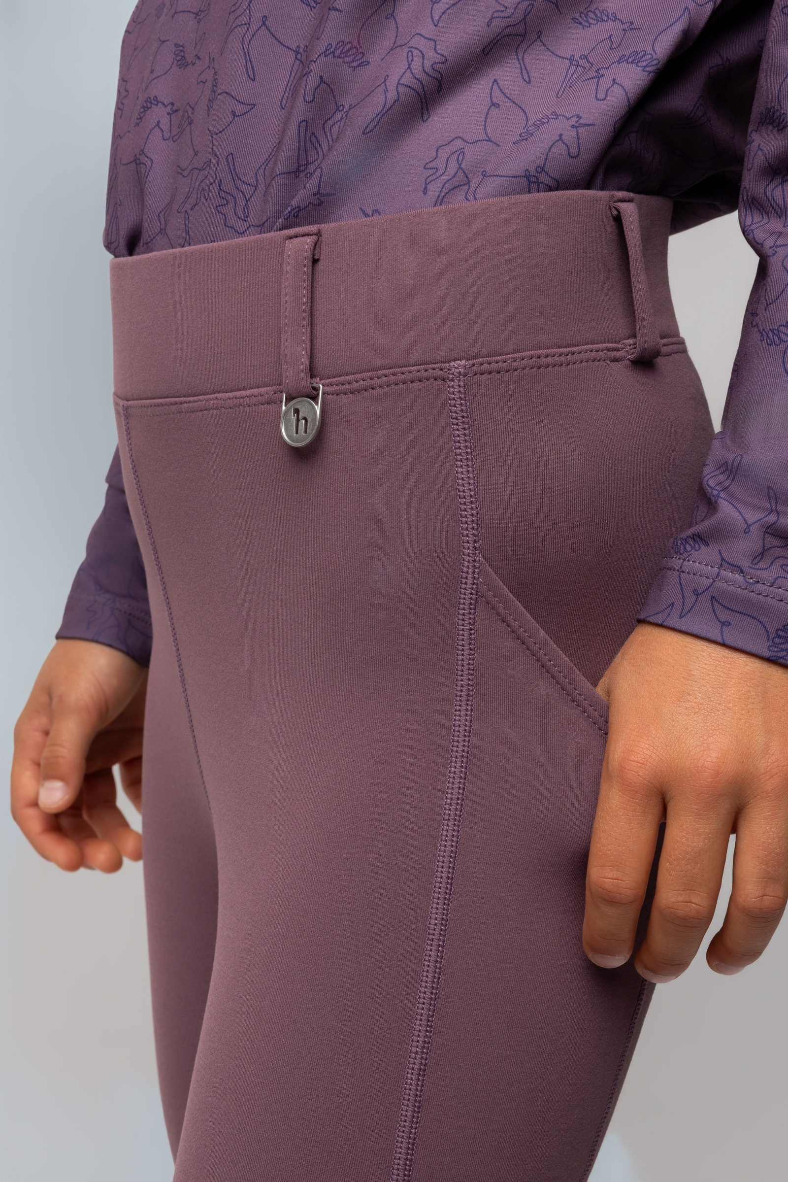 Horze Dea Kinder Thermo Vollbesatzreithose